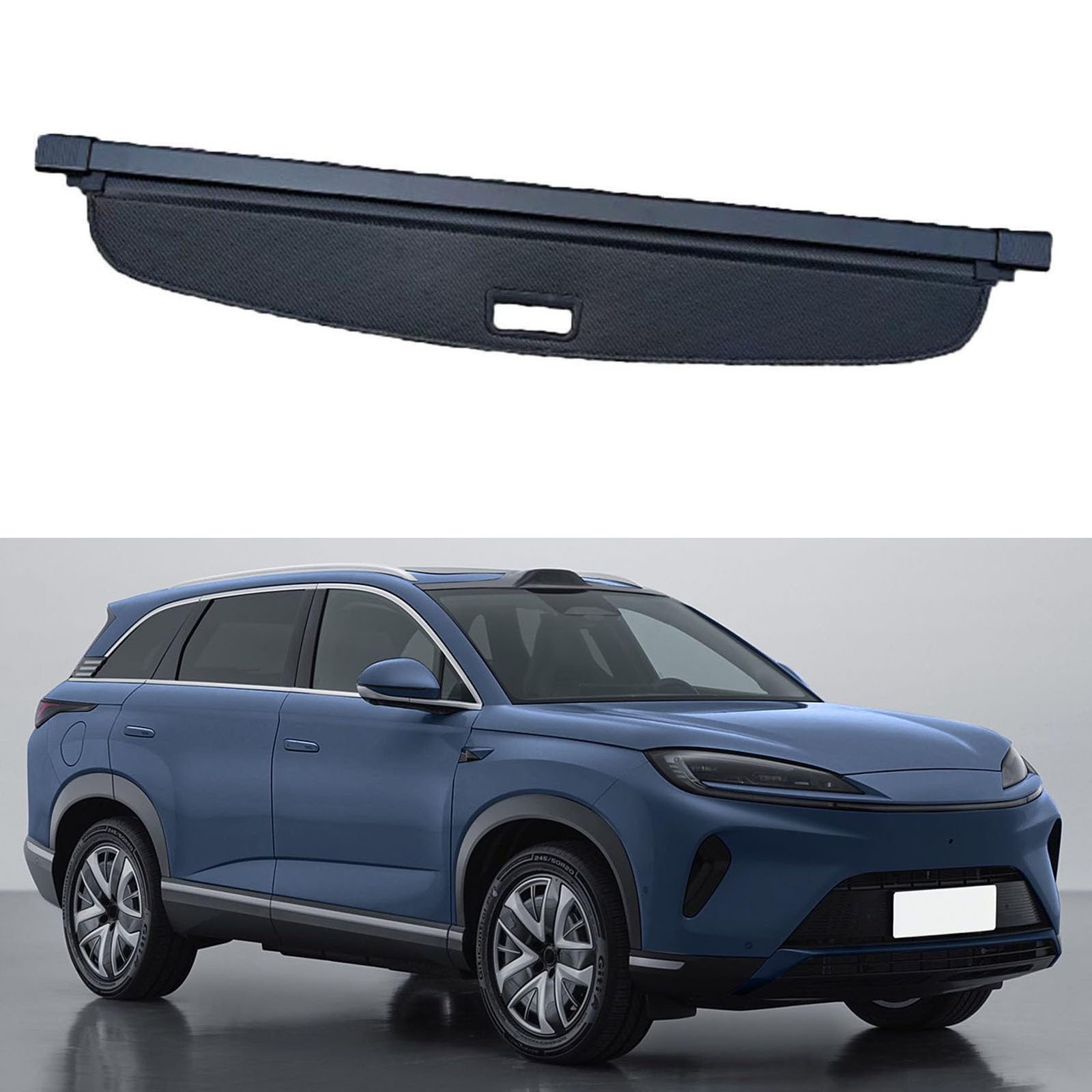 Trunk Cargo Cover,Compatible with BYD Sealion 7 Sealion 07 DM-i,Package Shelf Luggage Organizer Curtain Boot Security Shield Car Accessories