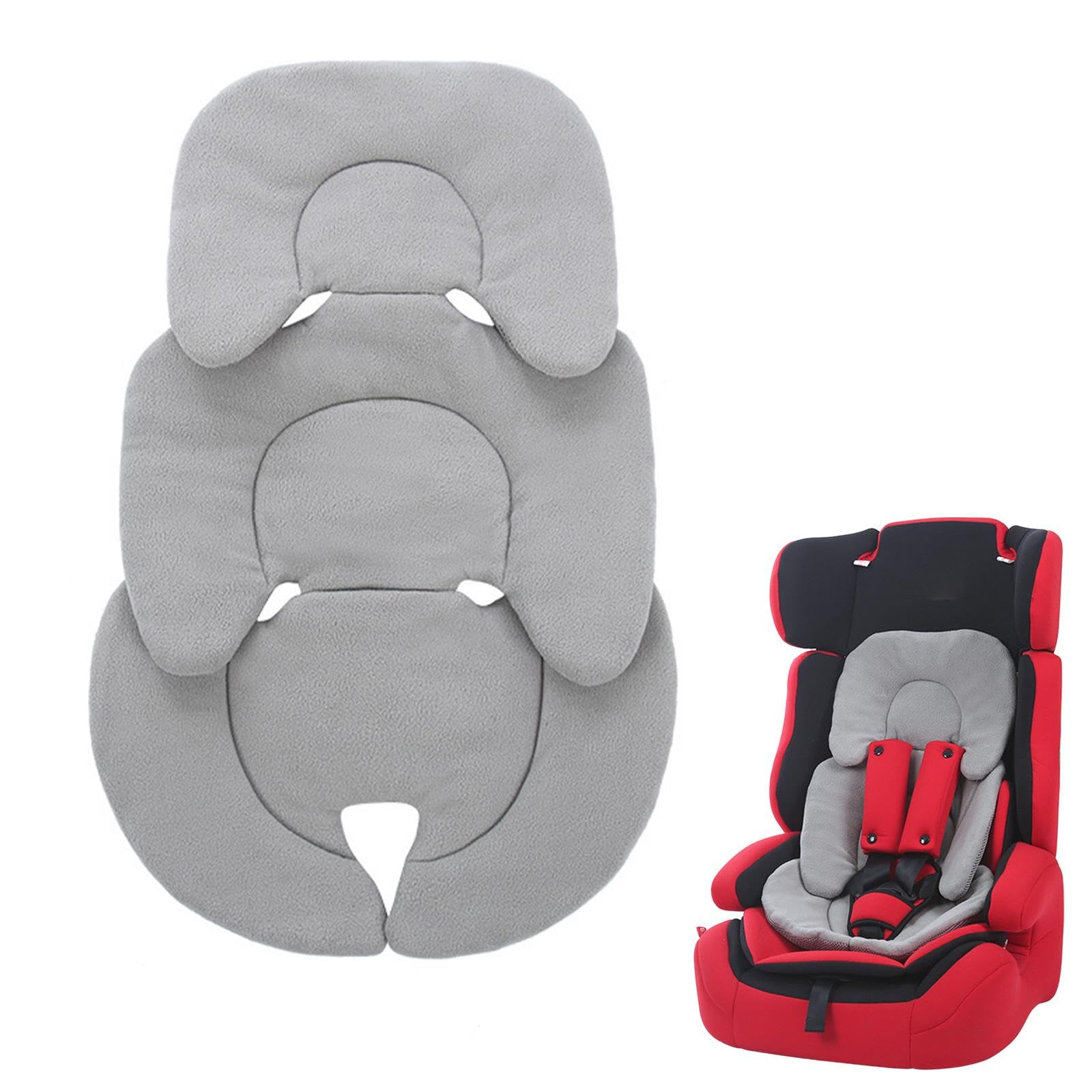 Almohadillas de Asiento Alfombrilla para Carrito Alfombrilla Gruesa para Cochecito de Bebé Alfombrilla Universal para Cochecito de Bebé Alfombrilla, Gris