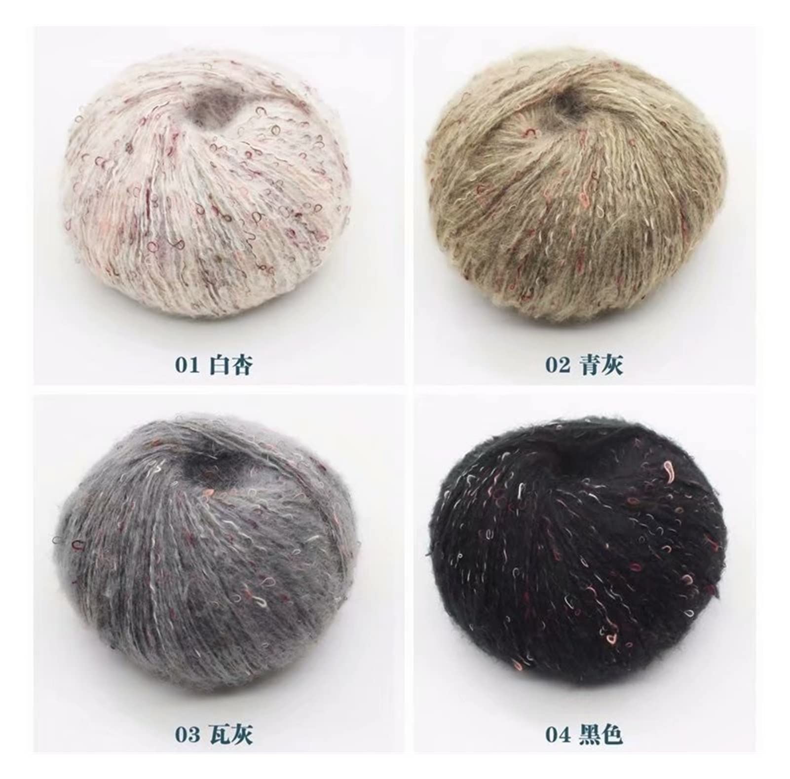 Hilado de Lana de Hilo de 6 Piezas de Hilo for Tejer Hilo Ganchillo Sweater Sombrero Punto Un Ganchillo Ovillos Lanas (Color : 1pc 13)