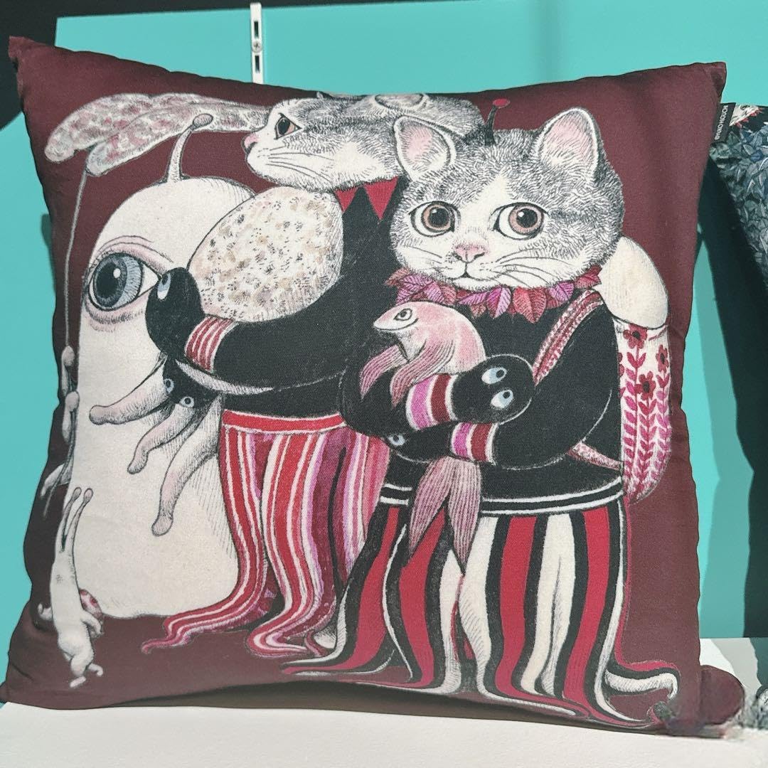 Amazon.co.jp: 韓国限定 ヒグチユウコ クッションカバー ギュス