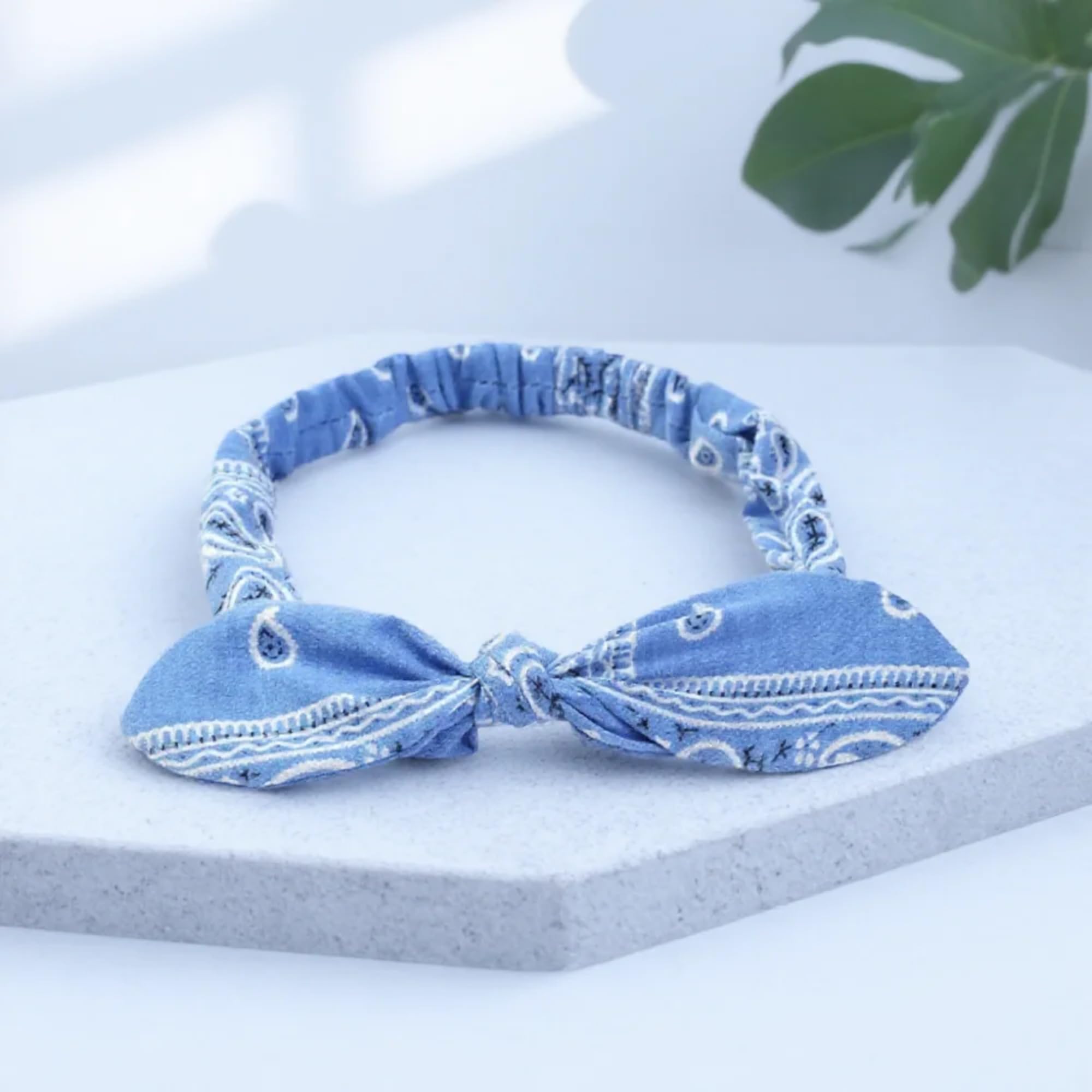 Bohemian Print Cross Front Headband, Stretch Polyester Hair Band for Everyday Outfits, Casual Wear and Hair Styling