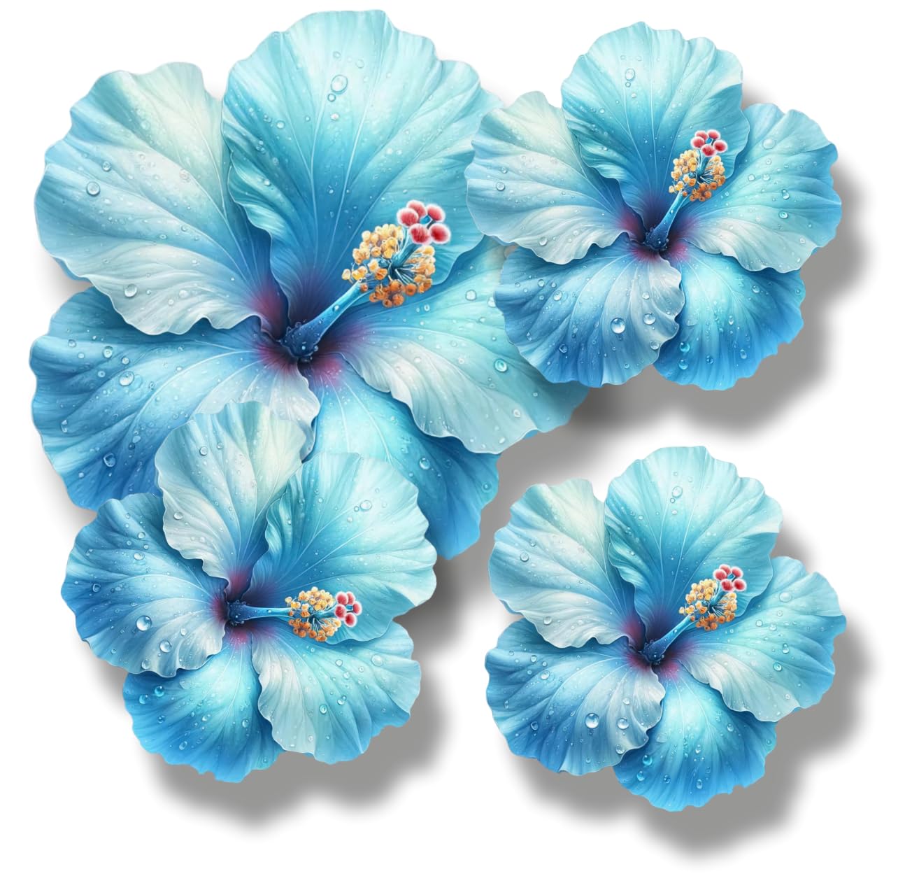 x9 Colourful Daisy Flower Vinyl Sticker, Floral Decal Cover up Marks, Multi-Purpose Ideal for Bin, Car, Laptop, Bike, Wall, Dustbin. Camper Van & More. Weatherproof & Vibrant. (Colourful Daisy) — view 20