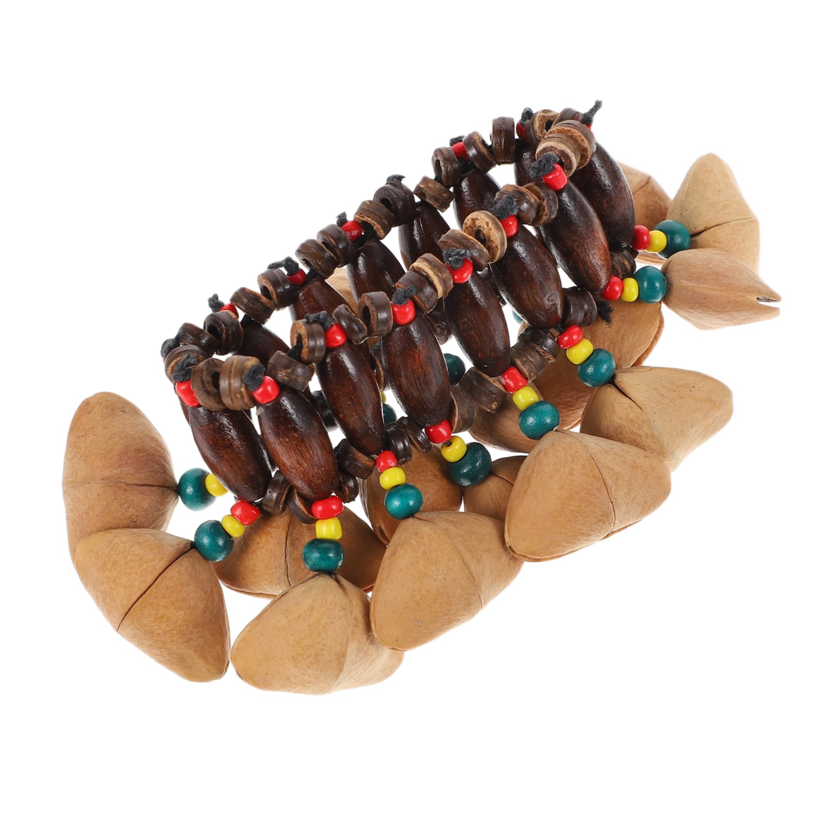 BESPORTBLE 1Pc Assorted Color African Drum Hand Bell Unique Bell Bracelet for Percussion Accessory for Creative Play and Party Fun