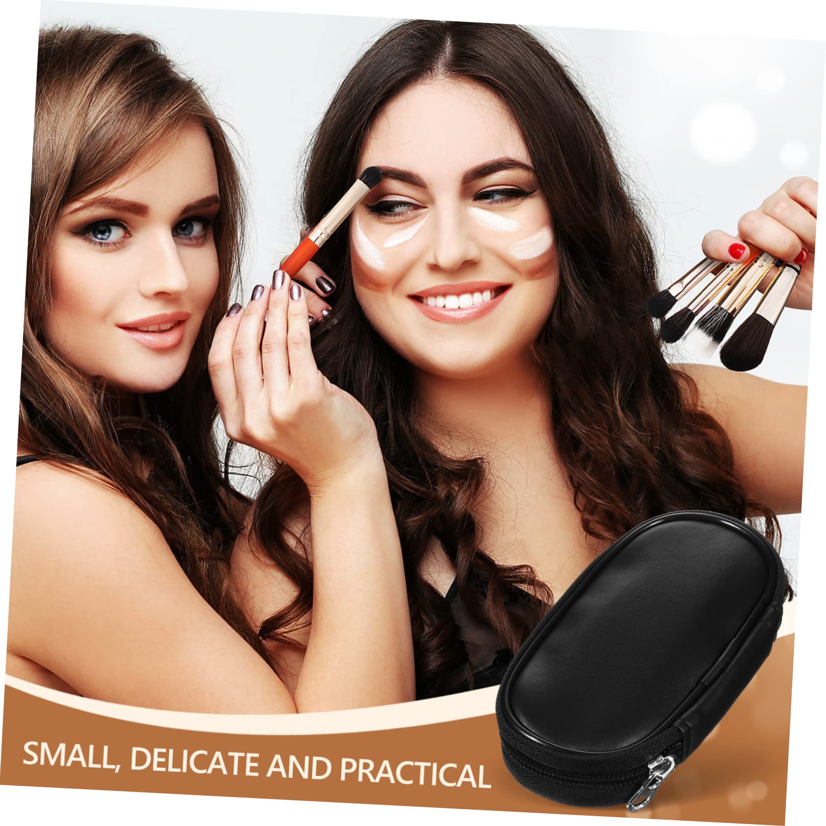 Baluue 27pezzi Pennelli Per Trucco Con Borsa Da Viaggio Pennelli Fondotinta Professionali Per Make-up Quotidiano e Viaggi Per Contouring e Illuminazione