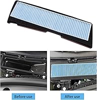 Vista 7 de Accesorios de admisión de filtro de aire modelo 3 2021 2022, repuesto para accesorios Tesla Model 3, rejilla de entrada de aire, cubierta
