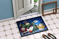 Vista 10 de Caroline's Treasures PJC1117JMAT - Felpudo para puerta delantera de 24 x 36 pulgadas, tapete antideslizante lavable de pelo bajo, 24 x 36 pulgadas