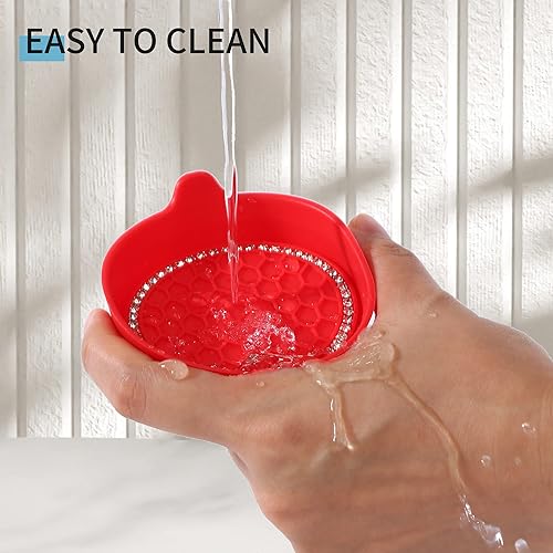 Miniatura 6 de Amooca Portavasos con brillantes para automóvil, antideslizante, universal, a prueba de tamices, para derrames, accesorios para el interior del