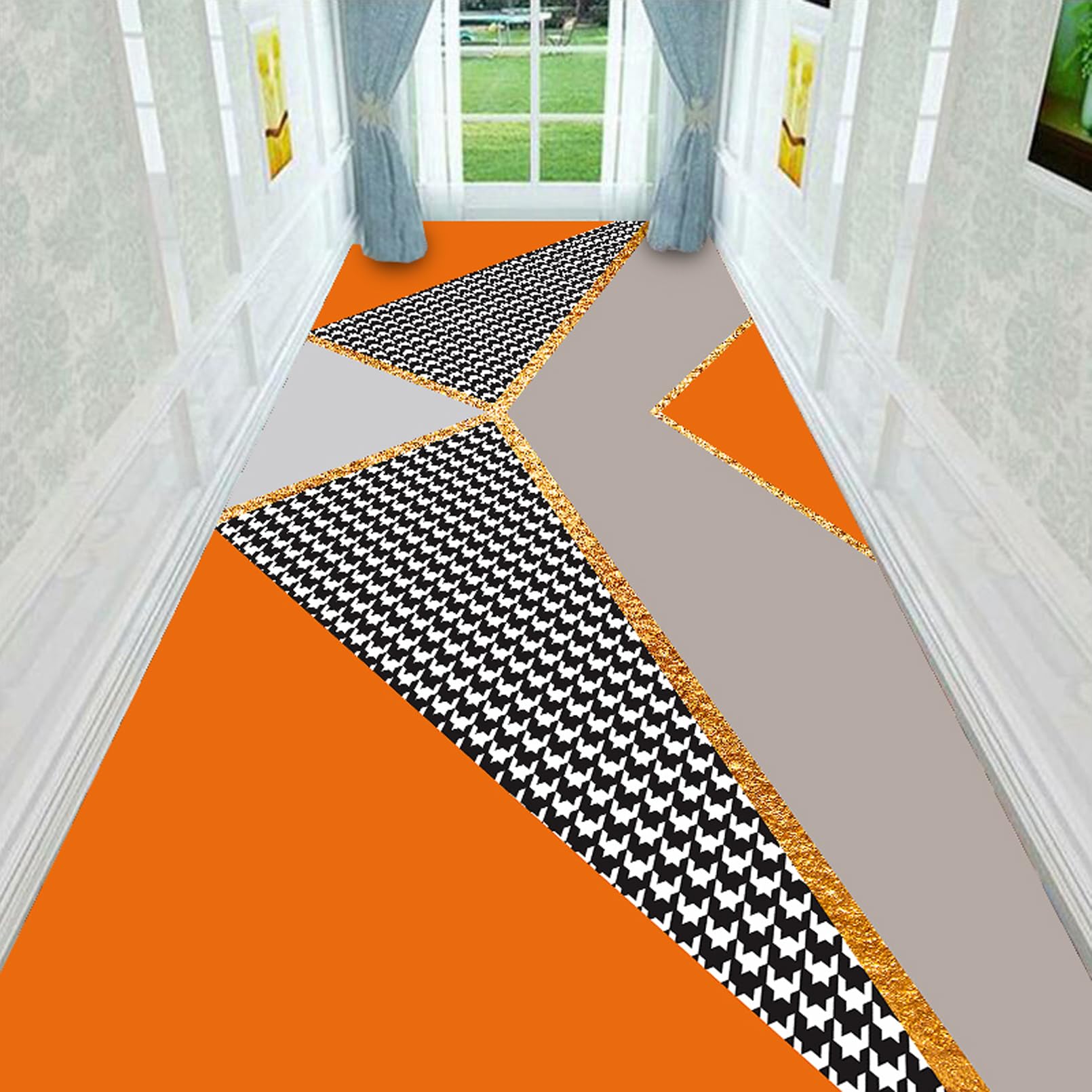 Tapis étroit avec envers antidérapant pour sécuriser le sol