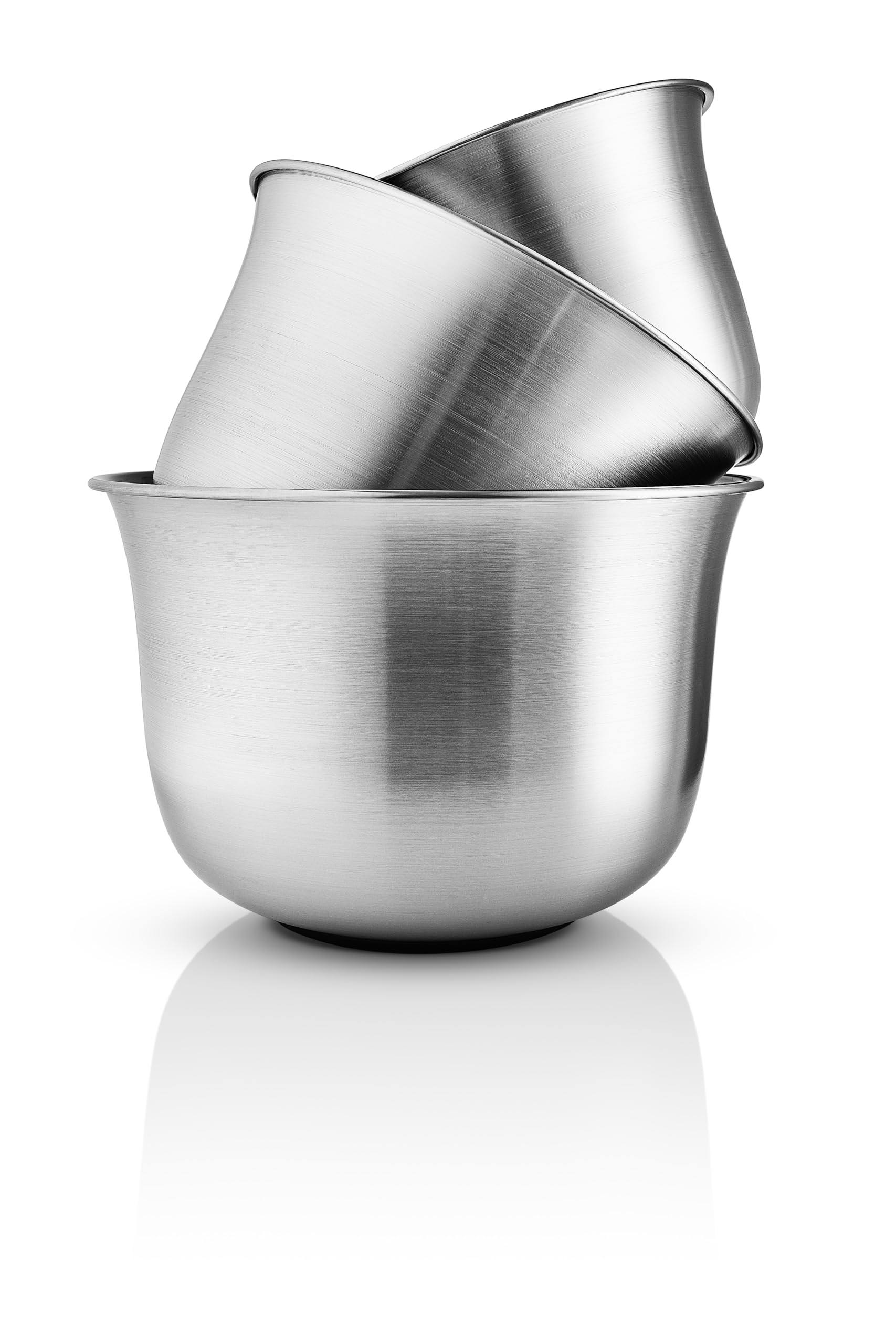 Bol inox Bol à Mélanger en Acier Inoxydable, Saladier avec Bec Verseur et Base en Silicone fond en Silicone antidérapant Bol inox Bol à Mélanger en Acier Inoxydable, Saladier avec Bec Verseur et Base en Silicone fond en Silicone antidérapant