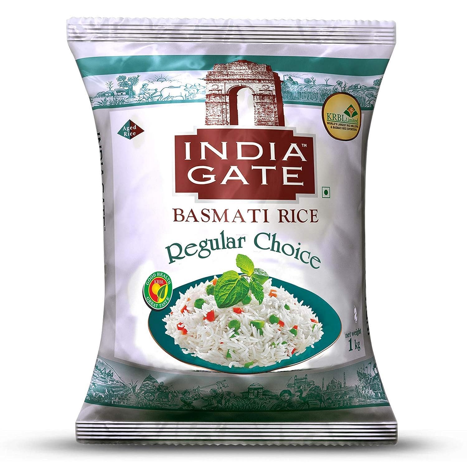 India Gate Basmati Rice, Regular Choice, 1 Kg