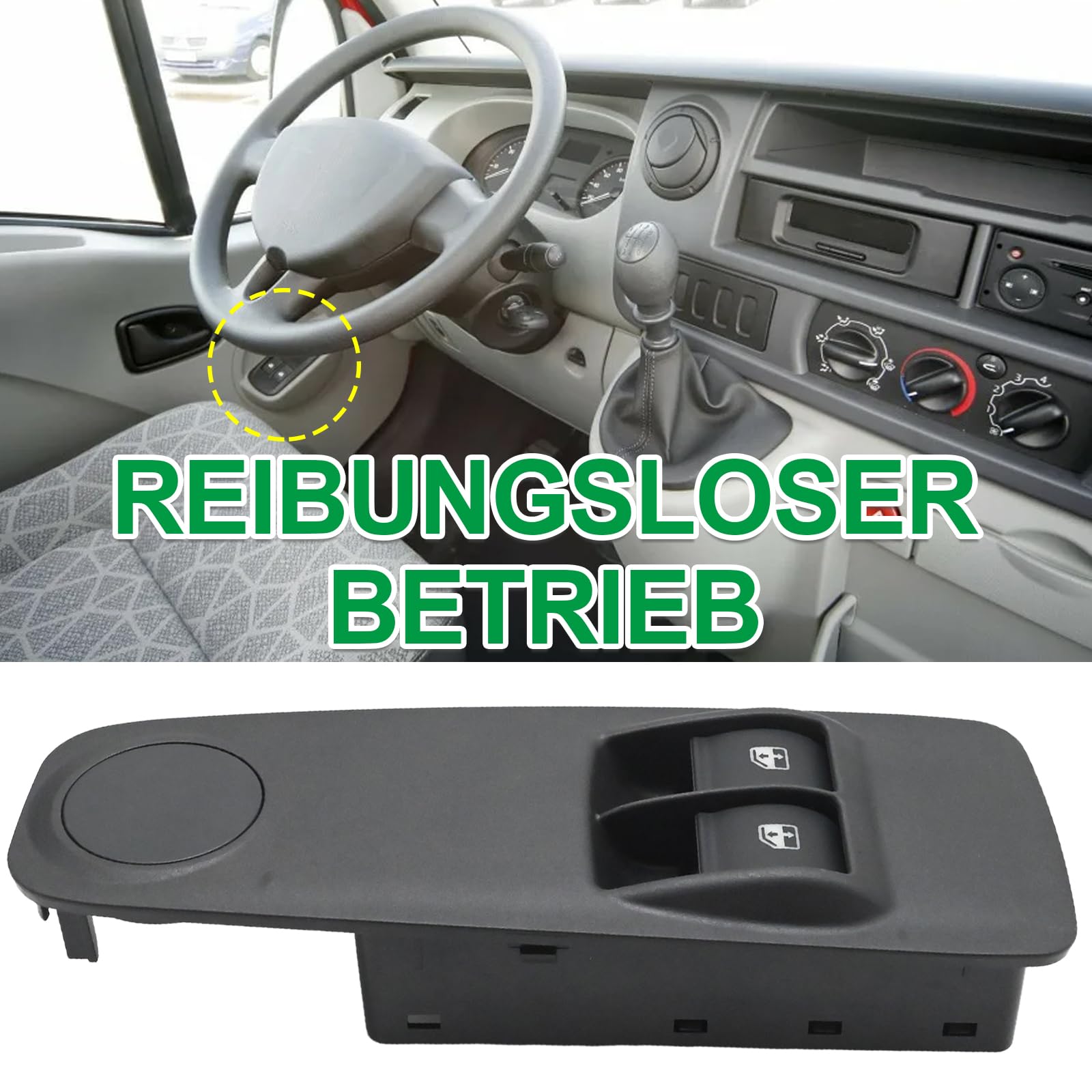 735421710 Schalter für Elektrischen Fensterheber Vorne Links, Ersatz für Citroen Jumper 2006–2014, Ersatz für Fiat Ducato 2006–2014
