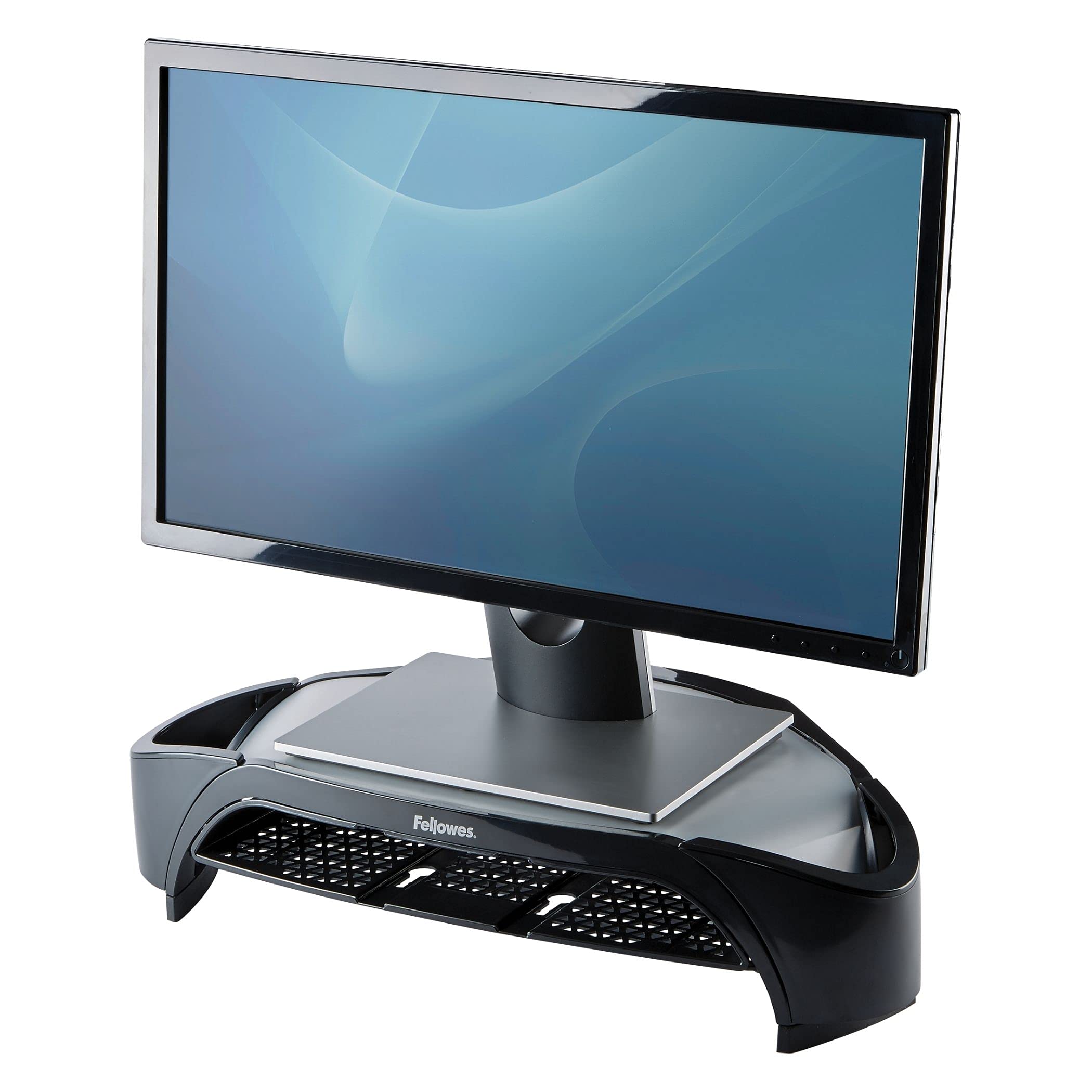 Fellowes 8020801 Supporto Monitor Schermo Piatto Plus Smart Suites, Nero