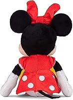 Vista 2 de Disney Minnie Mouse Small Child Plush Toy Stuffed Character Doll - Cute, Soft & Huggable 11 Inch Mickey Mouse & Friends in Red Dress Mini Bean Bag