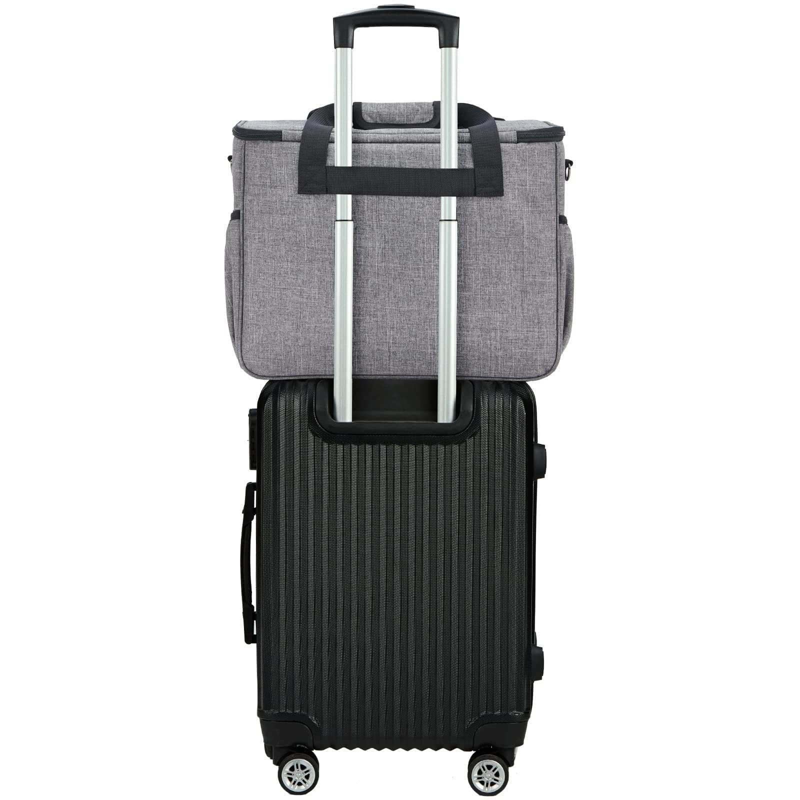Borsa organizer per accessori da cucito densa con accesso superiore