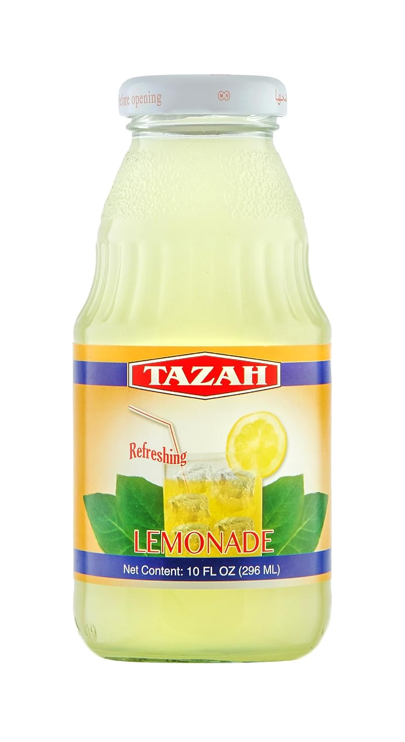 Tazah Lemonade Drink 10 FL OZ (296ml) Pack of 24 Grocery