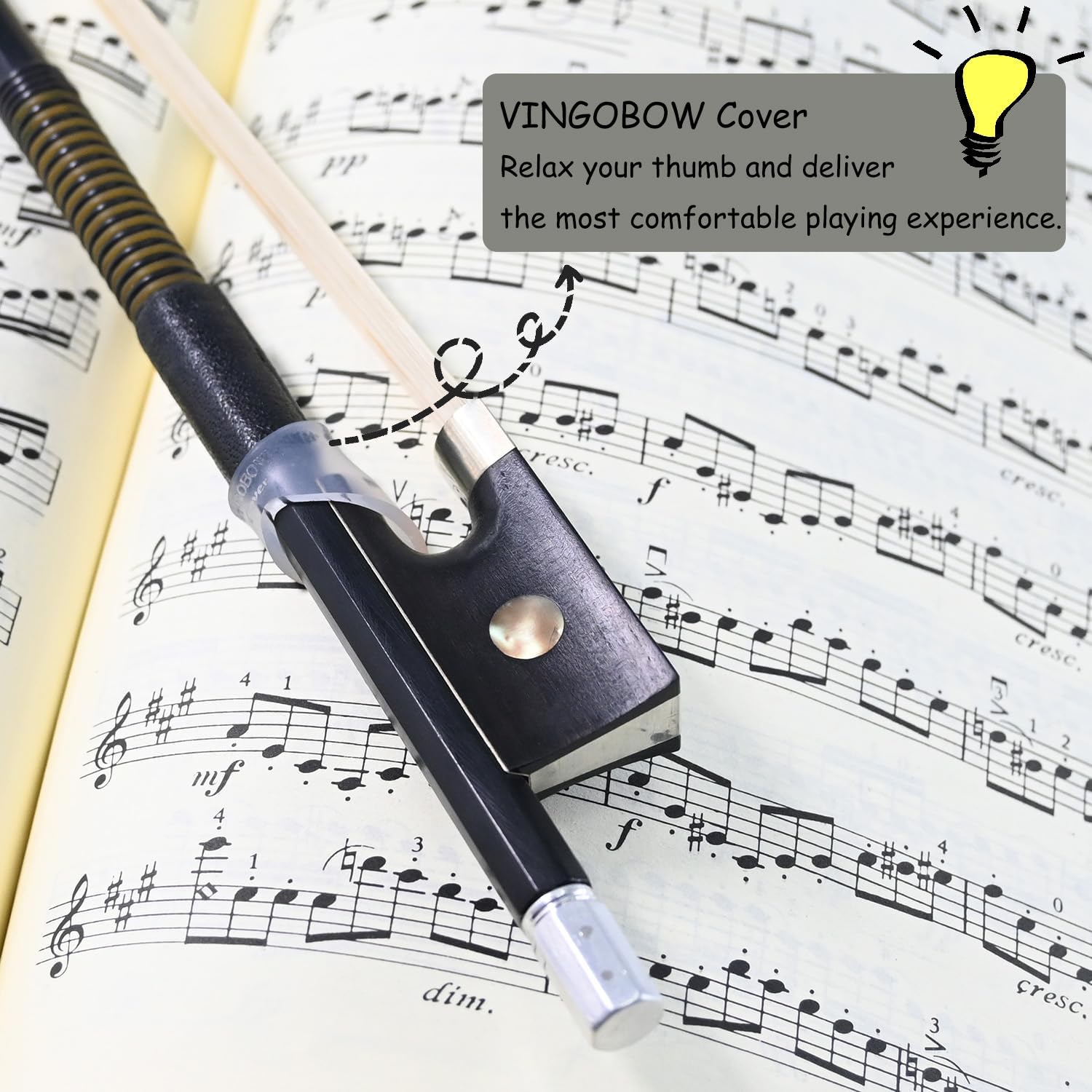 Elegant Carbon Fiber Violin Bow Full 4/4 Size 102V 74.5cm Full 4 4 for Professional Player High Level Ebony Frog Real Mongolian White Horse Hair Sweet Warm Sound Straight Smooth Screw Well Bouncy