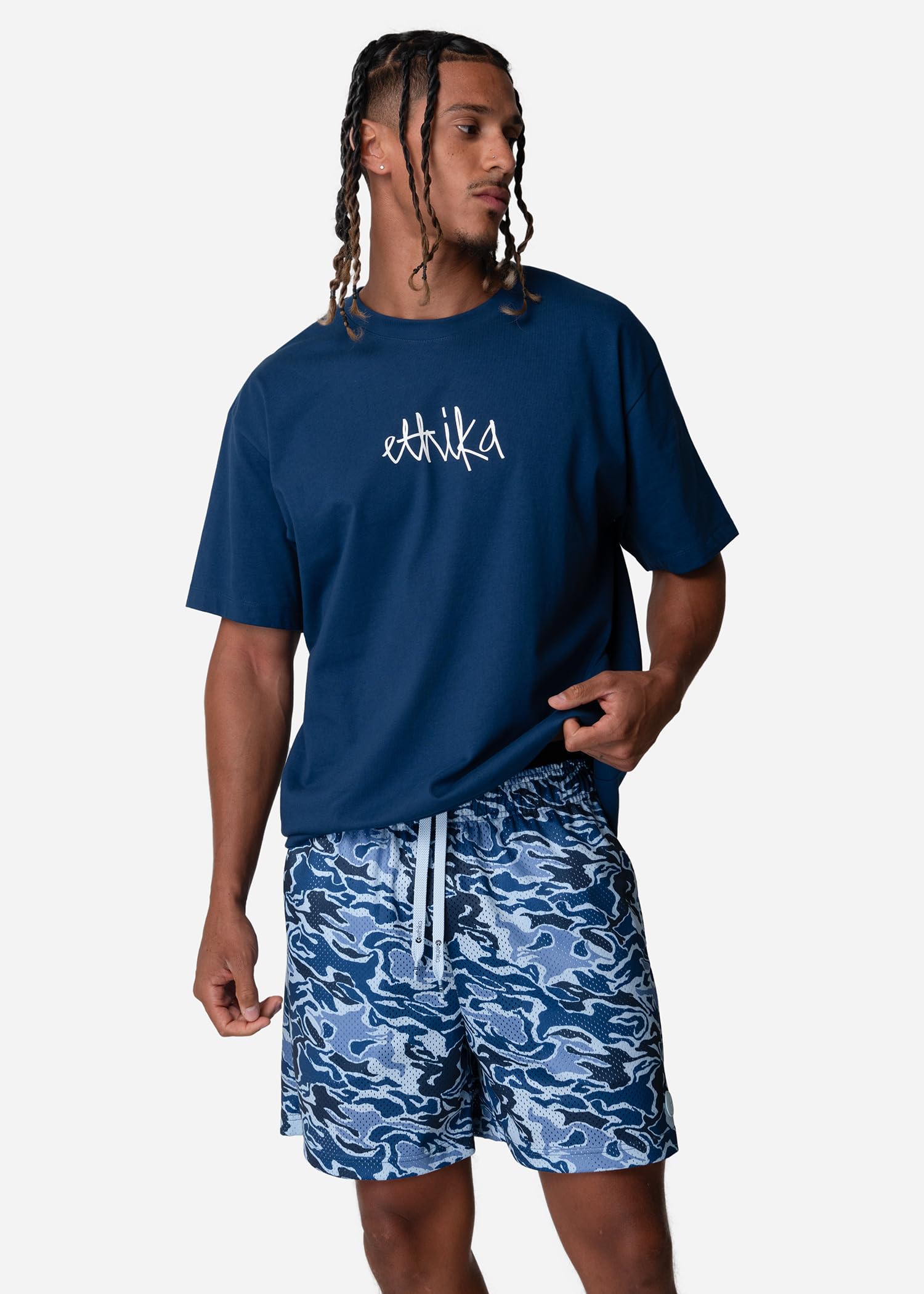 Ethika Męskie spodenki do koszykówki | Whisper Camo