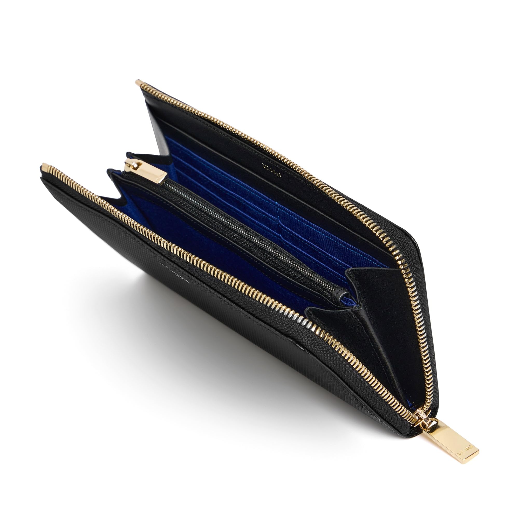 Le Tanneur, Portefeuille Compagnon, Porte Monnaie, Porte Cartes, en Cuir, émilie, Femme, 10 Compartiments Cartes, Poche Billets, Poche à Monnaie zippée, Anti-RFID, Portefeuille, Porte-Billets
