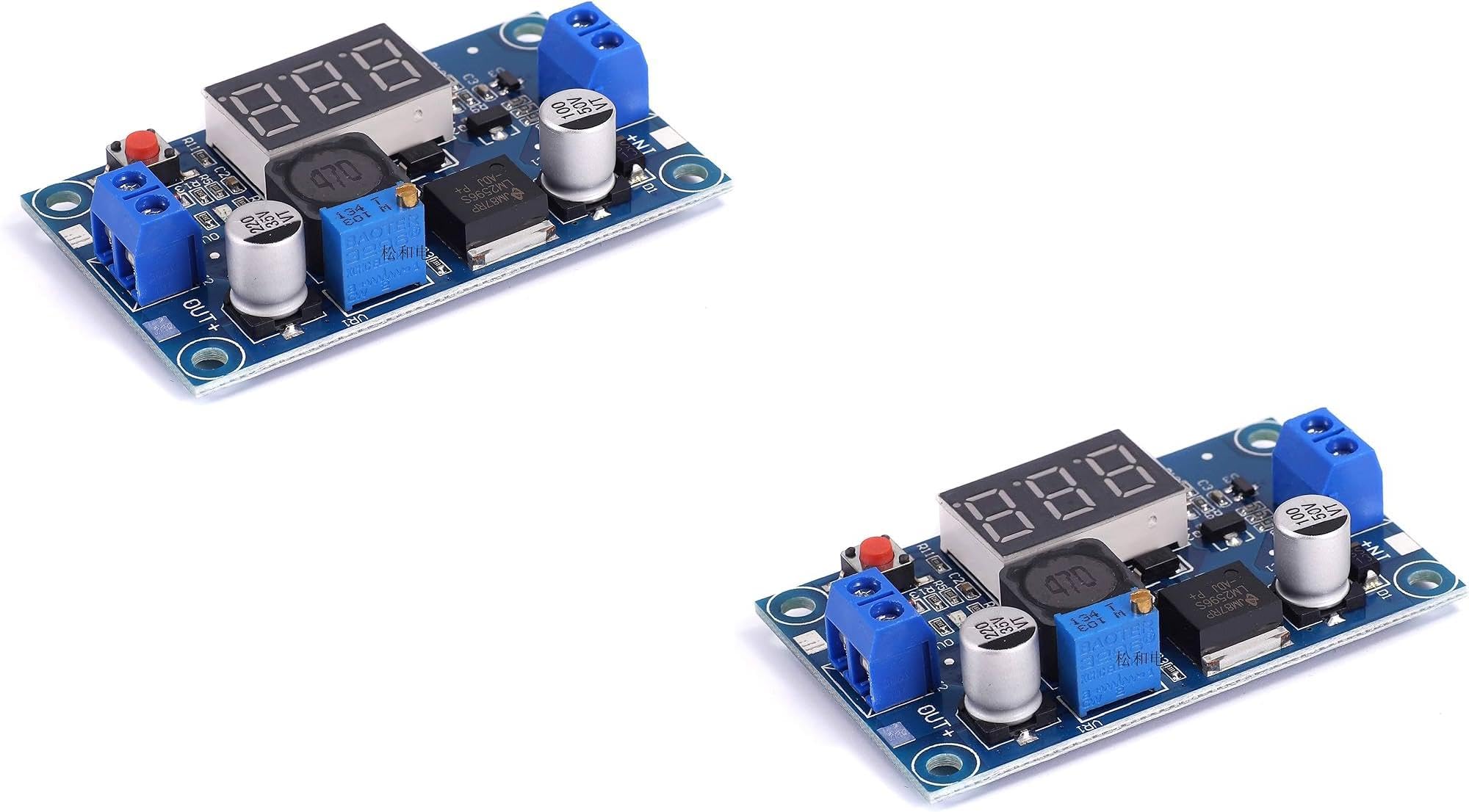 (2 pc) FlyRobo LM2596 DC Buck Step Down Power Converter Module-image-16