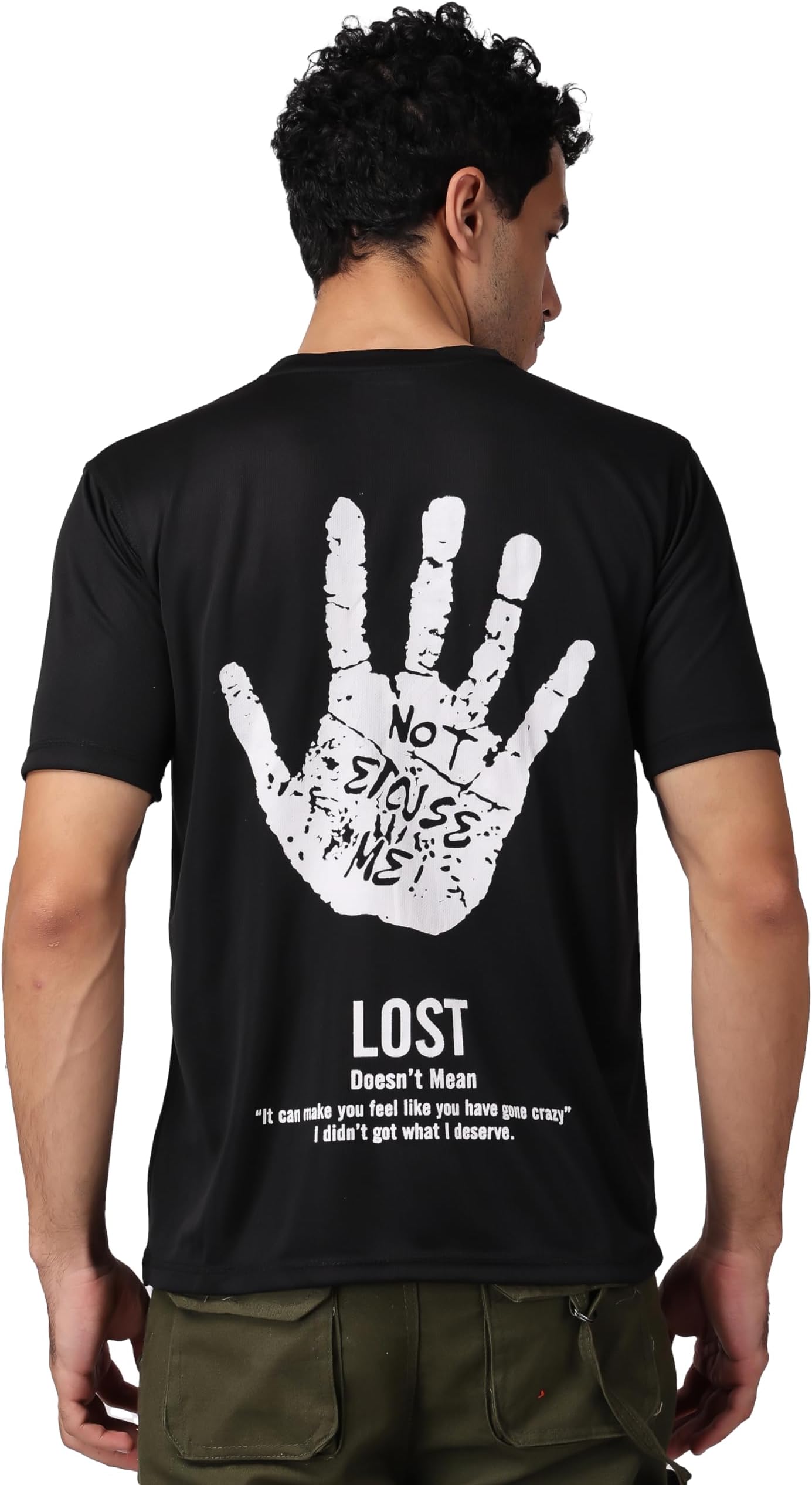 Printed Round Neck Tees for Men