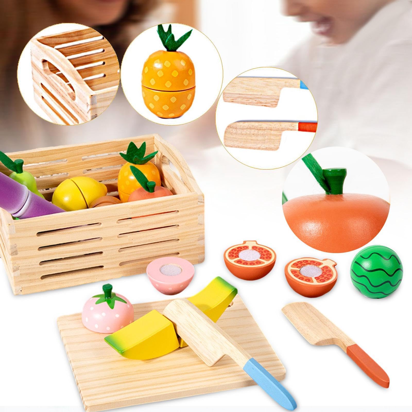 Taglia Frutta In Legno Giocattolo Educativo