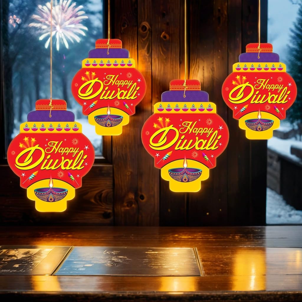 TOTXE Happy Diwali Kandeel Shape Hanging Paper Cards Decoration for Offices Shool Shops Pack of 10 Pcs (B0CJRPJ7GD) Amazon Price History, Amazon Price Tracker