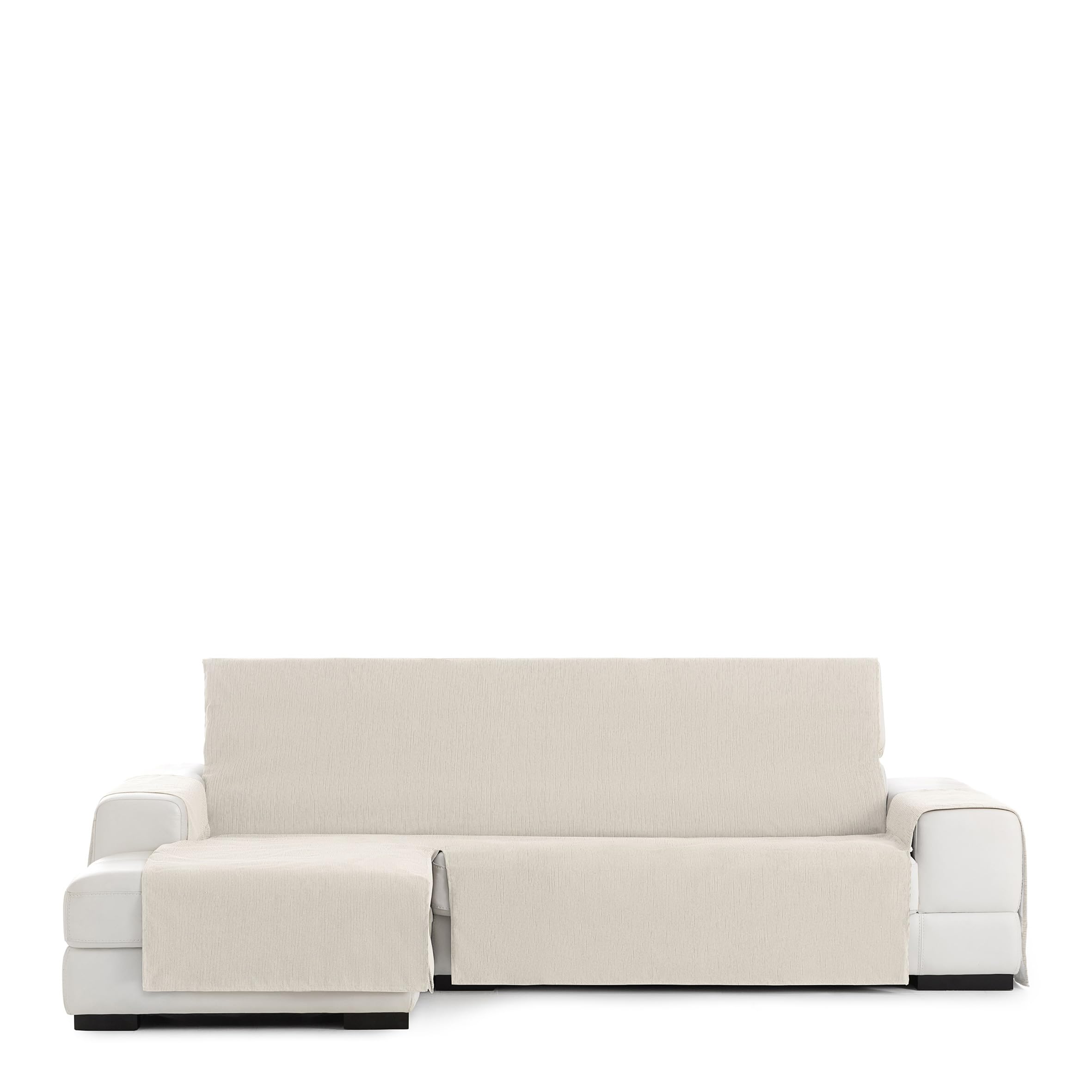 Housse de canapé d'angle chaise longue gauche 3 places Loira Protect