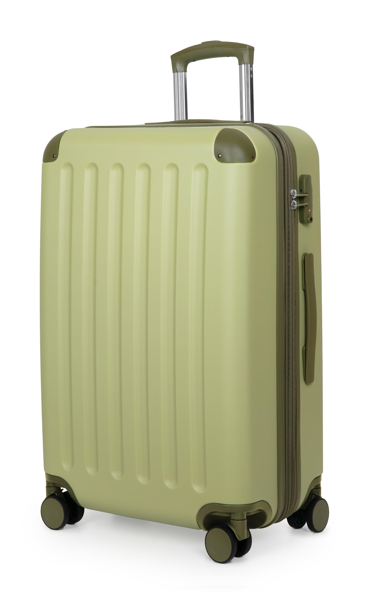 Hauptstadtkoffer Spree – Valigia rigida di medie dimensioni, TSA, 4 ruote, trolley, valigia da viaggio, espandibile, 65 cm, 74 litri, KIWI