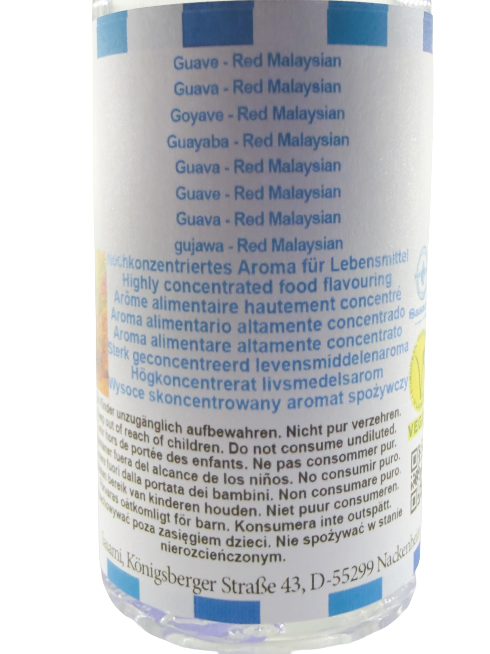 Guayaba - Red Malaysian aroma concentrado - Vegano - Sasami - 100ml