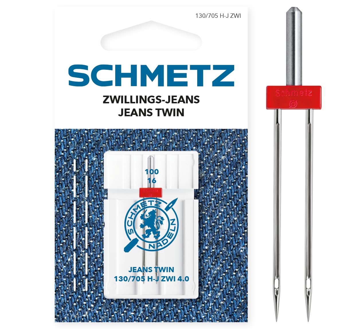 Pfaff 821204096 Ago gemello per tessuti elasticizzati Blister da 1 pz 2