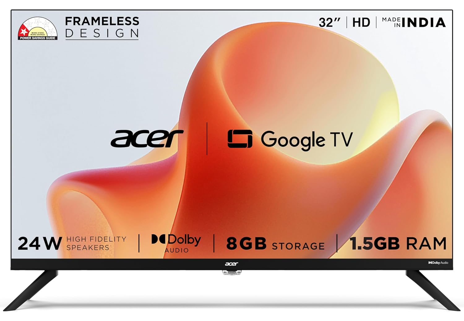 acer 80 cm (32 inches) G Plus Series HD Ready LED Smart Google TV AR32HDGGR2841AD acer 80 cm (32 inches) G Plus Series HD Ready LED Smart Google TV AR32HDGGR2841AD