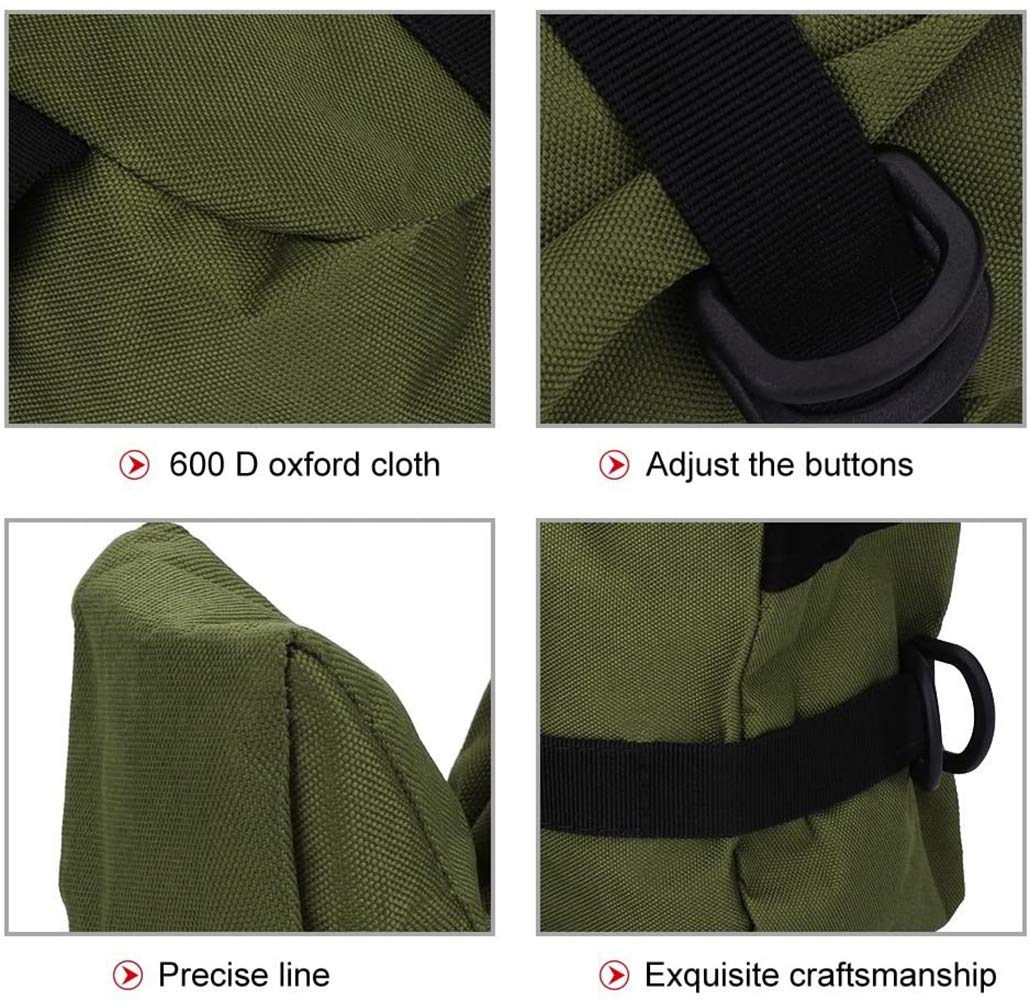 Borse per Riposo per Tiro All'Aperto. Resto Supporto Anteriore/Posteriore Supporto per Supporti Sandbag con Resistenza all'Acqua in Poliestere 900 Denari E Costruzione Durevole per Borsa.