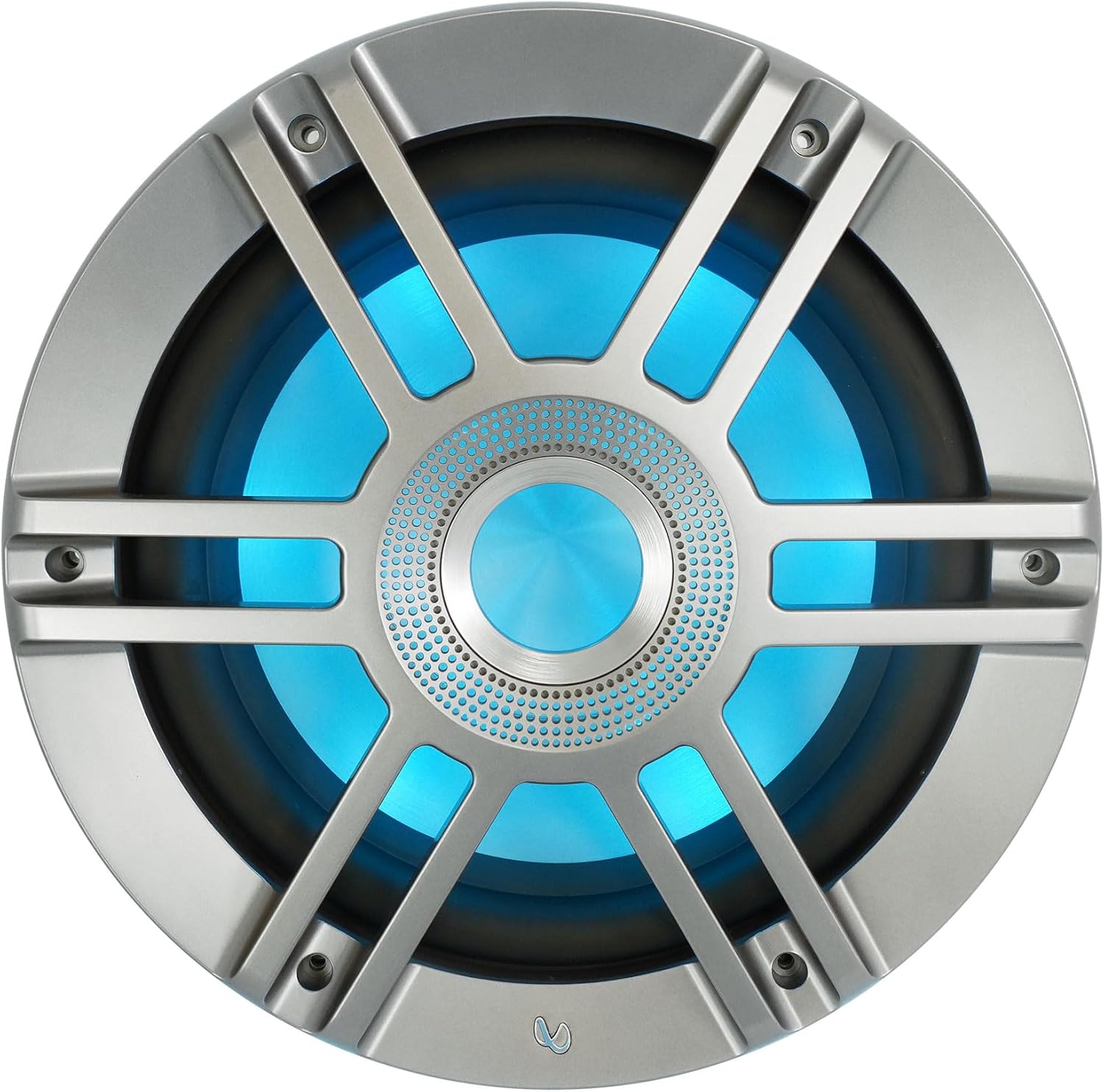 Audiosavings Bundle: Infinity Kappa 1050M 10" 900 Watt Marine Subwoofer w/RGB Lighting 2 or 4 Ohm Bundle with Rockville Marine 14G50 OFC 14 Gauge 50 Foot 100% Copper Speaker Wire (2 Items)