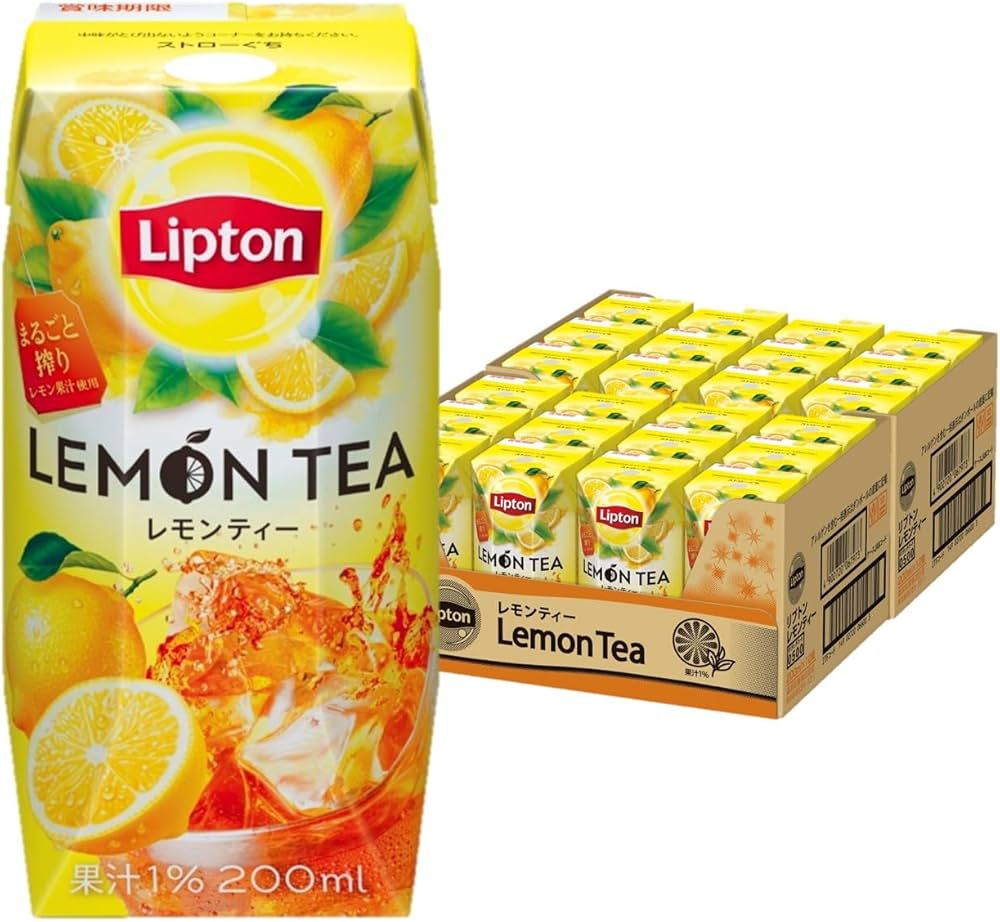 Amazon.co.jp: リプトン レモンティー 紙パック ジュース 200ml 24本