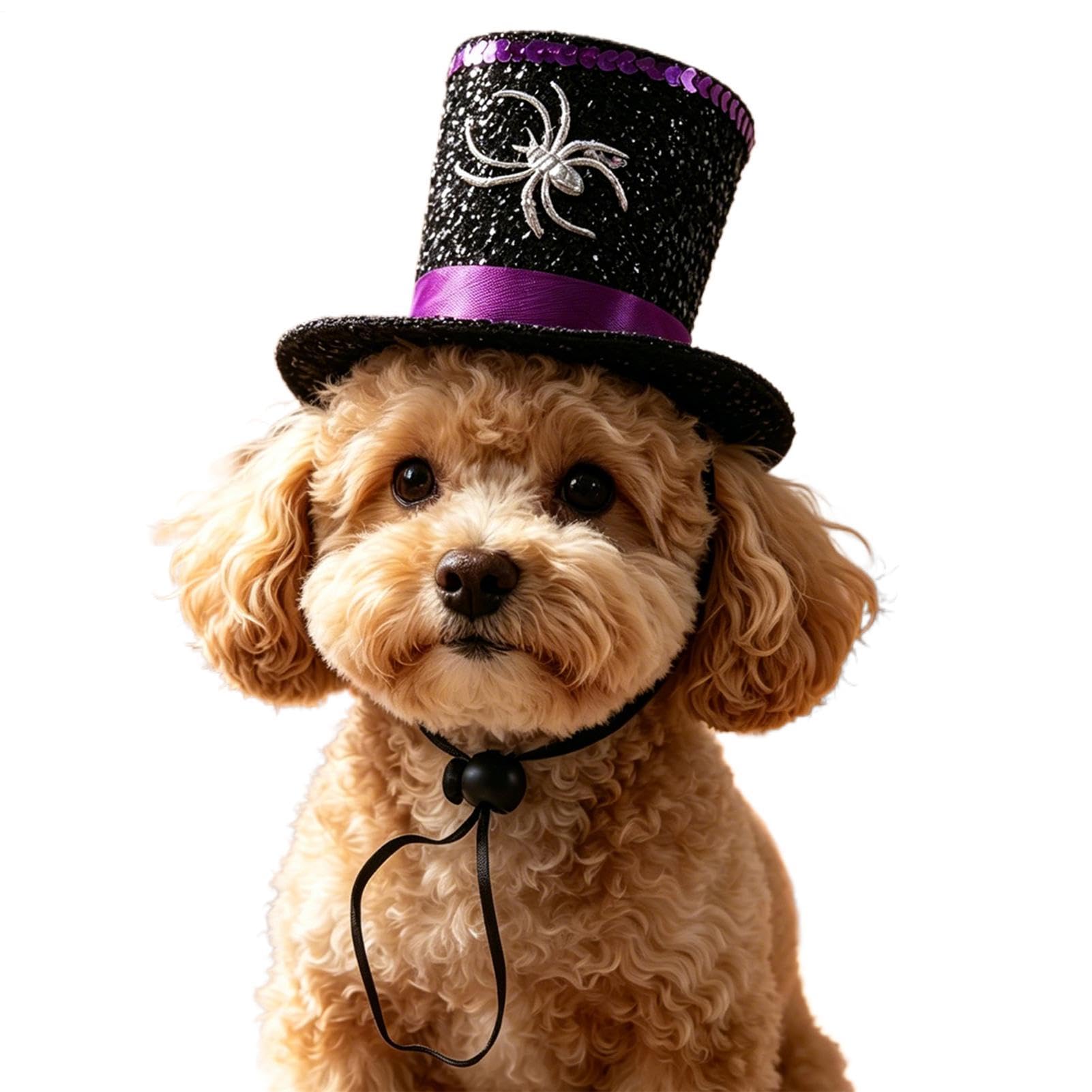 Hexenhut für Haustiere Lustiges Spinnenkostüm | Halloween Hundekostüme für Cosplay Outdoor Feiertagsparty Geburtstag Zuhause Garten für den täglichen Innenbereich und