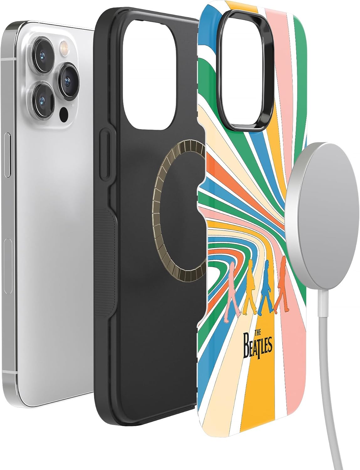 Casely iPhone 14 Pro Max Case | Come Together | The Beatles Abbey Road | Bold Protective Design | Compatible with MagSafe