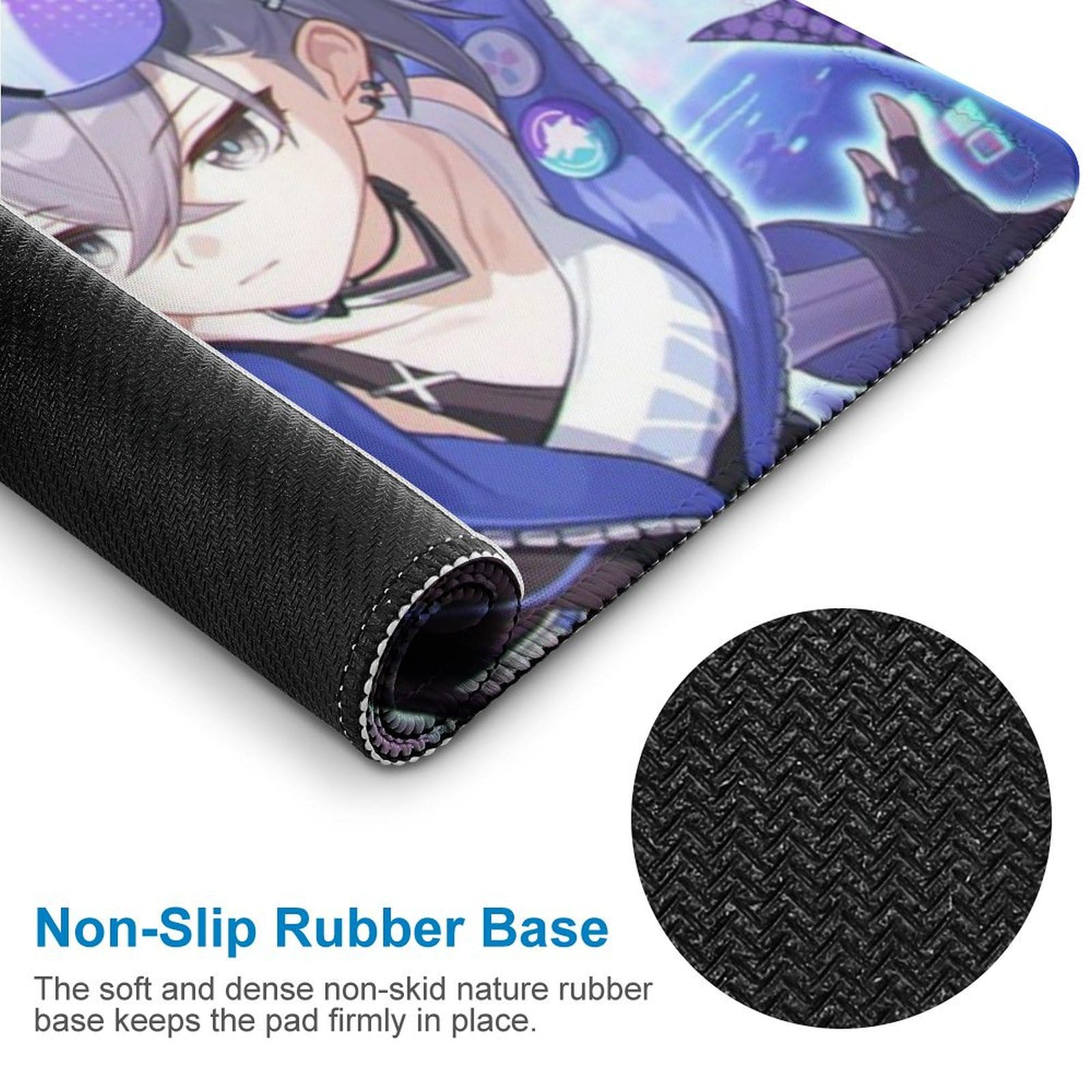 Amazon.co.jp: 銀狼 崩壊：スターレイル マウスパッド ゴム製 防水材質