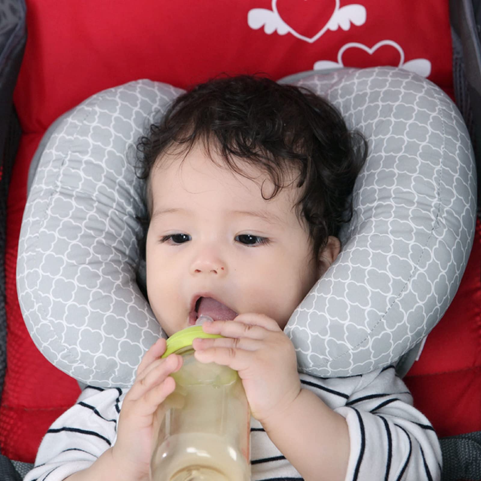 Protection de tête pour bébé, coussin de voyage réglable pour siège de bébé, support de tête pour siège de voiture, solution de soutien confortable et sûre
