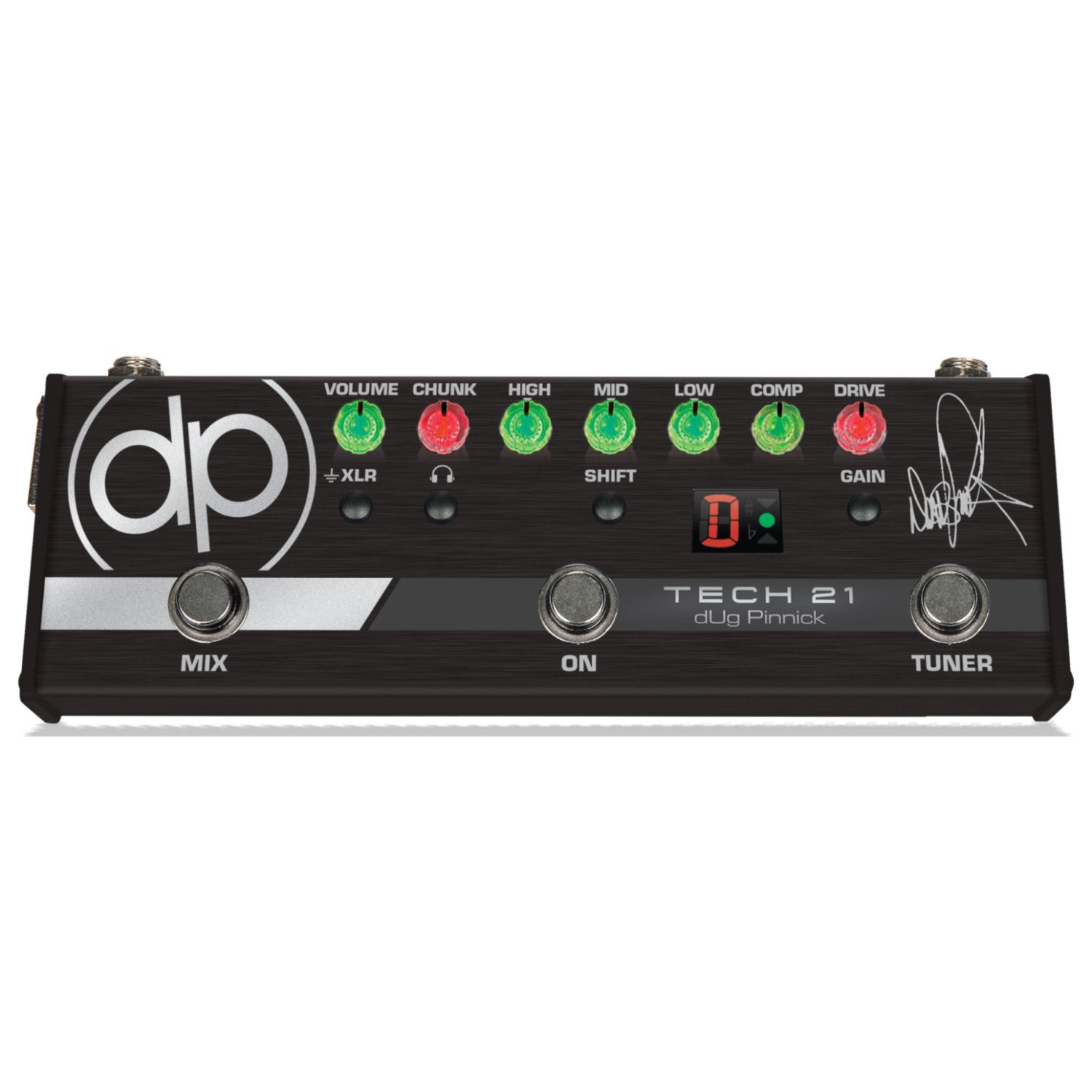 Tech 21 dUg Pinnick DP-3X Signature Bass Preamp Pedal Bundle w