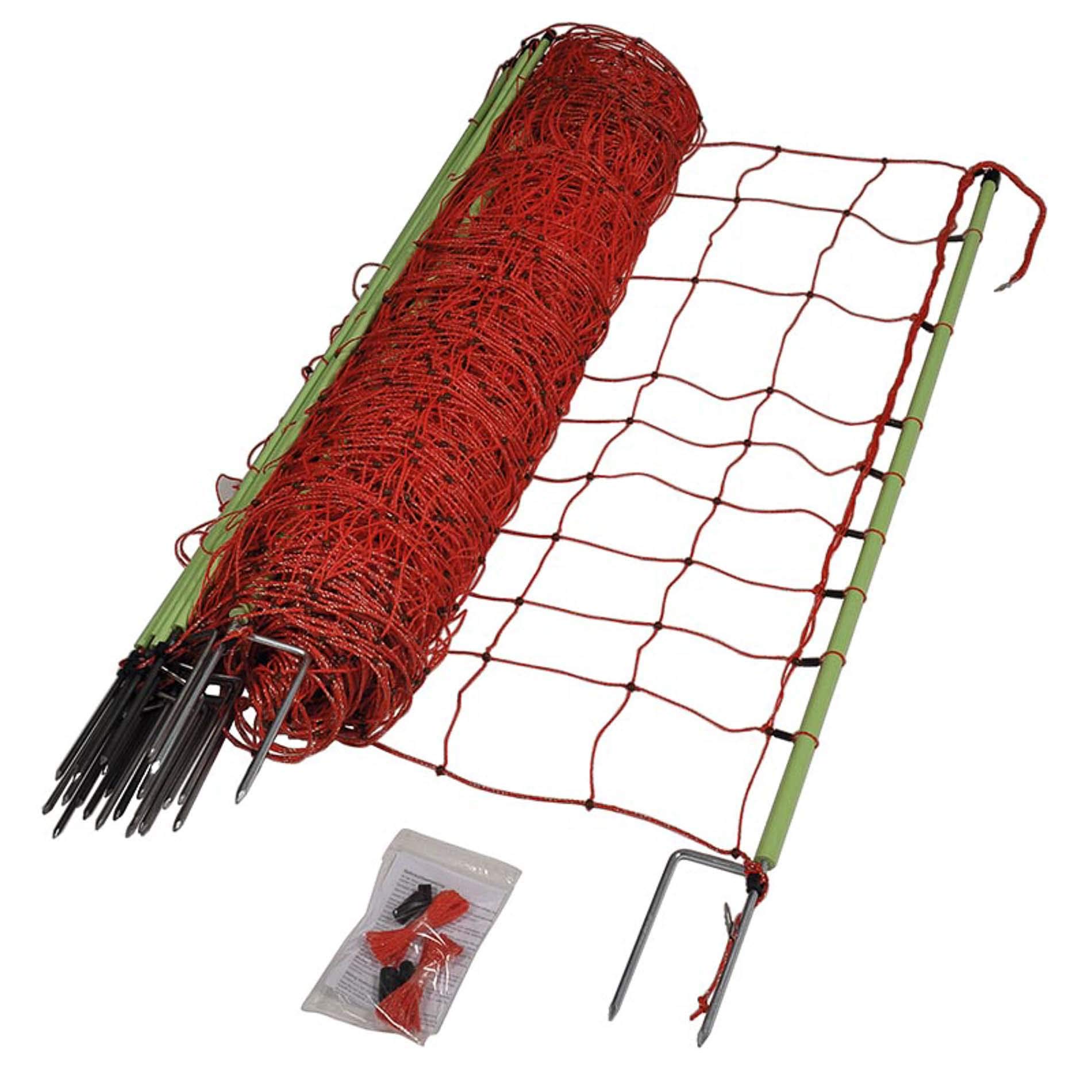Gallagher EuroNetz Animal Netting, Orange 120/2W14/G-50m