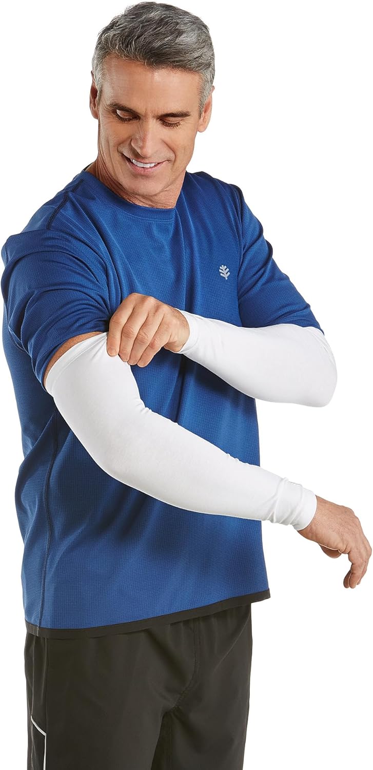 Coolibar Men's Sun Arm Sleeves - UPF 50+ Sun Protection - Navagio - Image 3