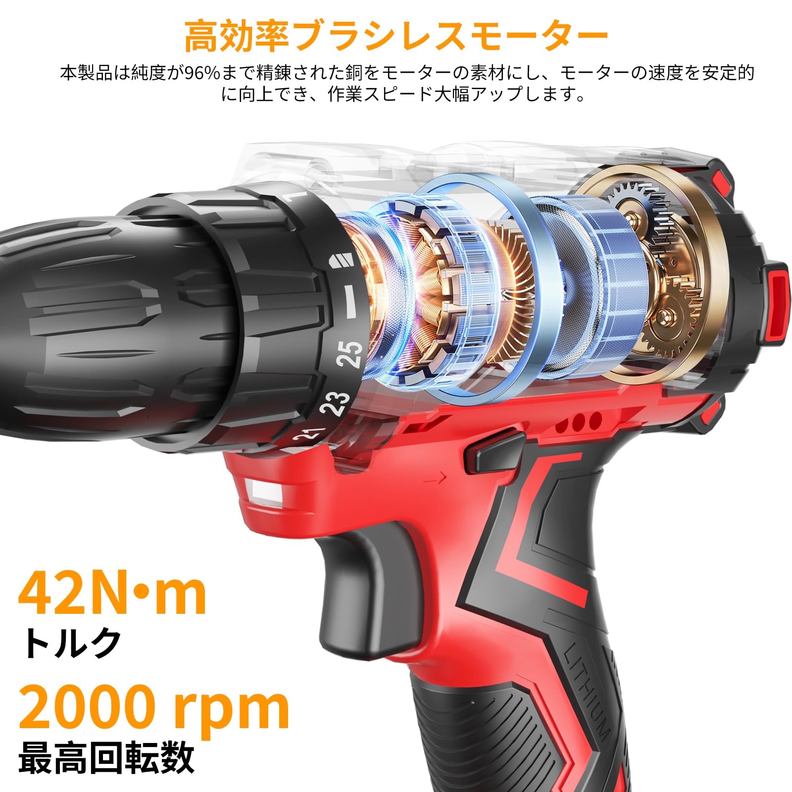 Amazon | 【2026新登場マグネット入り ドリルビット】電動ドライバー