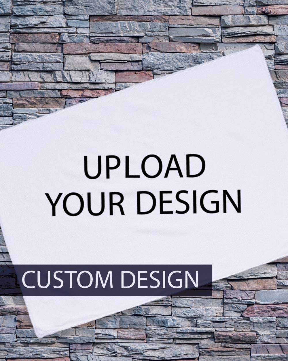 Personalized Custom Rally Towel - 4 Pack 17x11 Inch Microfiber Sports Player Logo Team Golf Customized Photo Design Text Name Ad Picture Gift