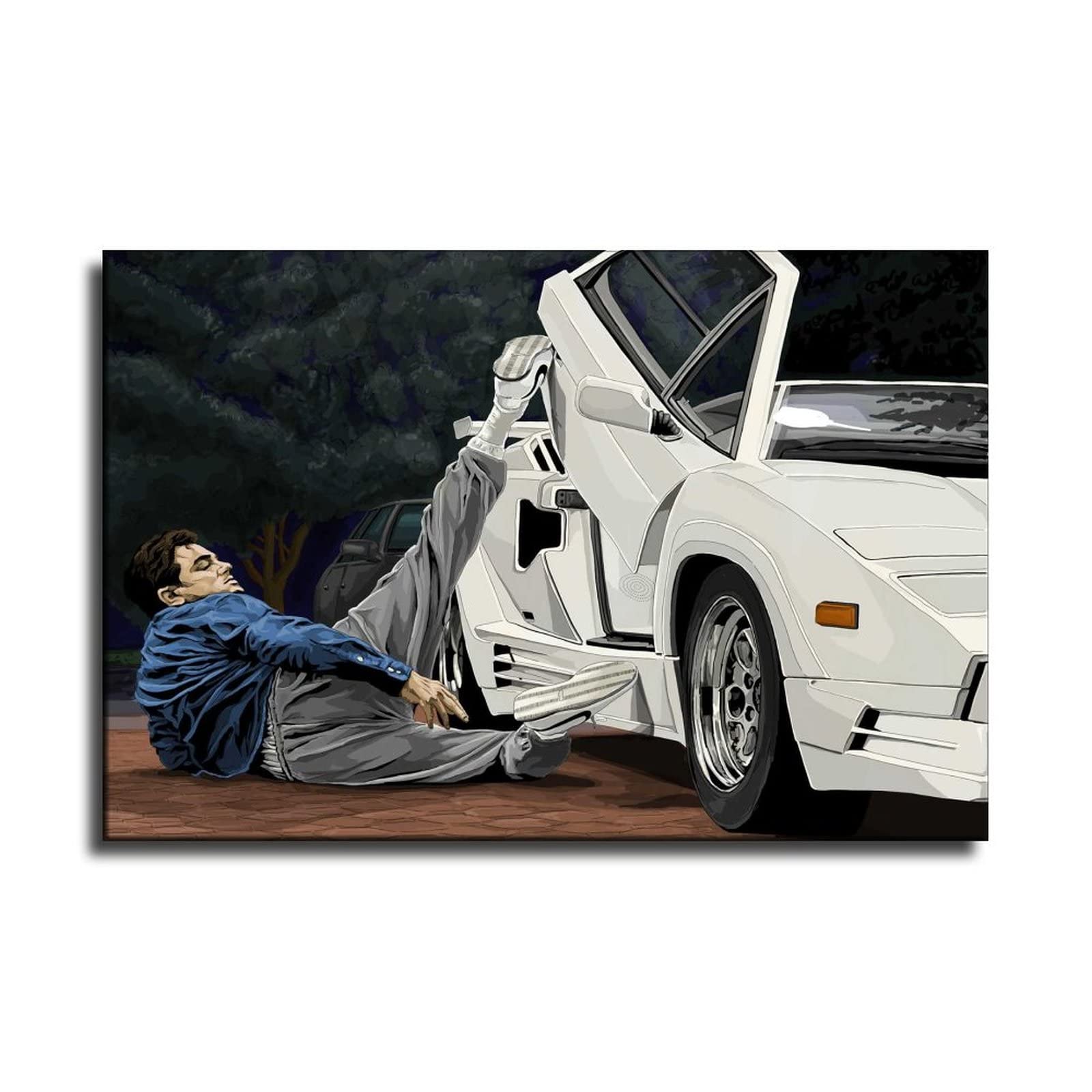 LNBIQGG Wolf of Wall Street Leonardo Dicaprio Canvas Art Poster and Wall Art Picture Print Modern Family Bedroom Decor Posters 16x24inch(40x60cm)