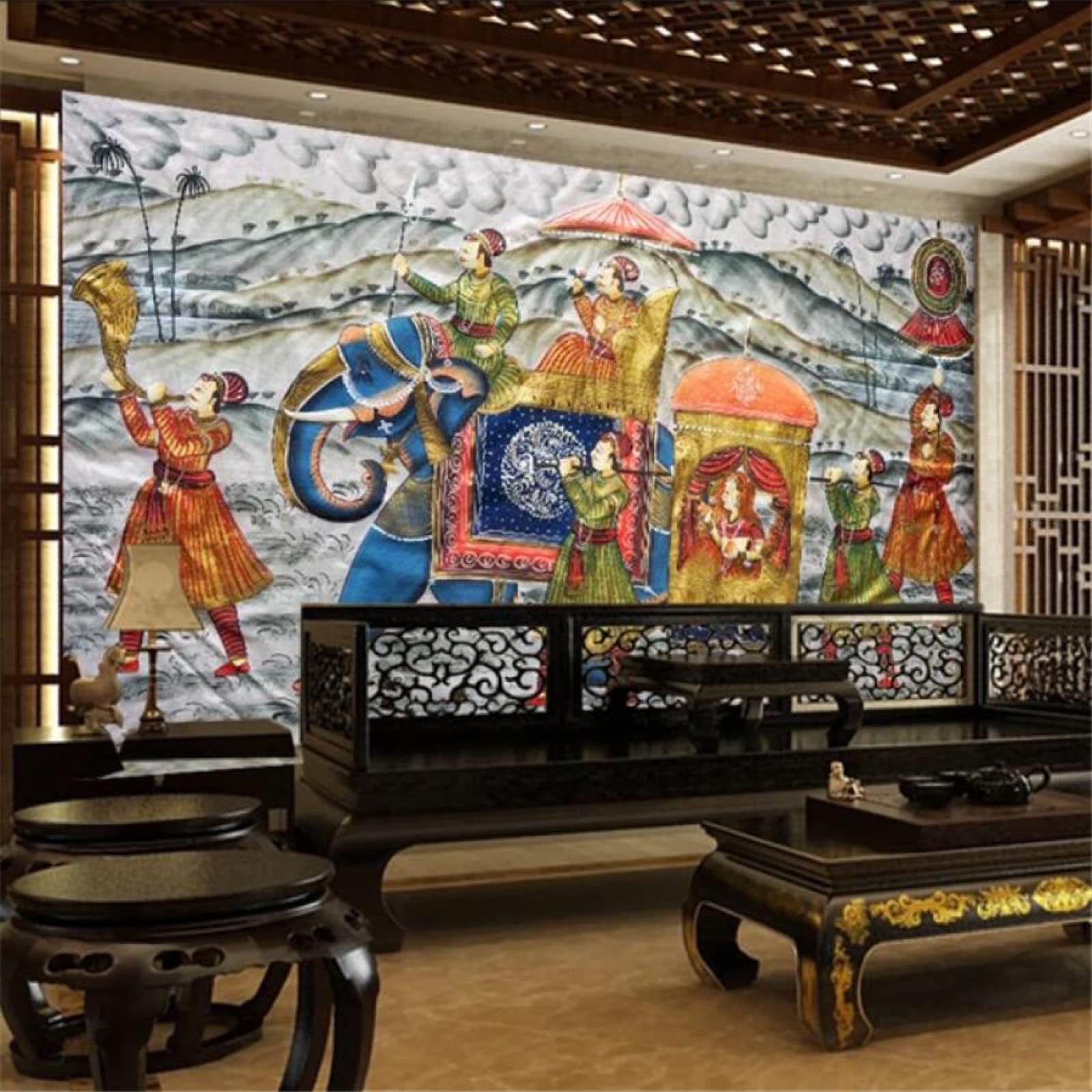 Tapeta ścienna retro i oficer szer. 250 x wys. 175 cm 3D mural ścienny tapeta naklejki do salonu sypialni niesamoprzylepne