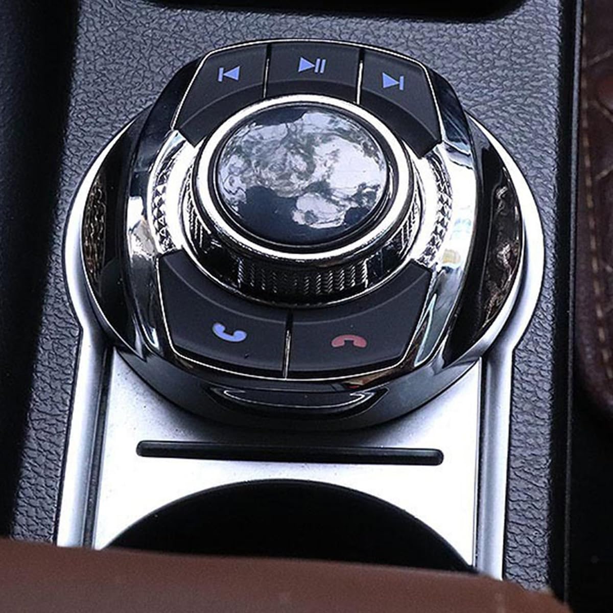 Télécommande au Volant 8 Touches Multifonction sans Fil en Forme de Tasse de Voiture Bouton de télécommande pour autoradio Universel Lecteur multimédia Navigation GPS