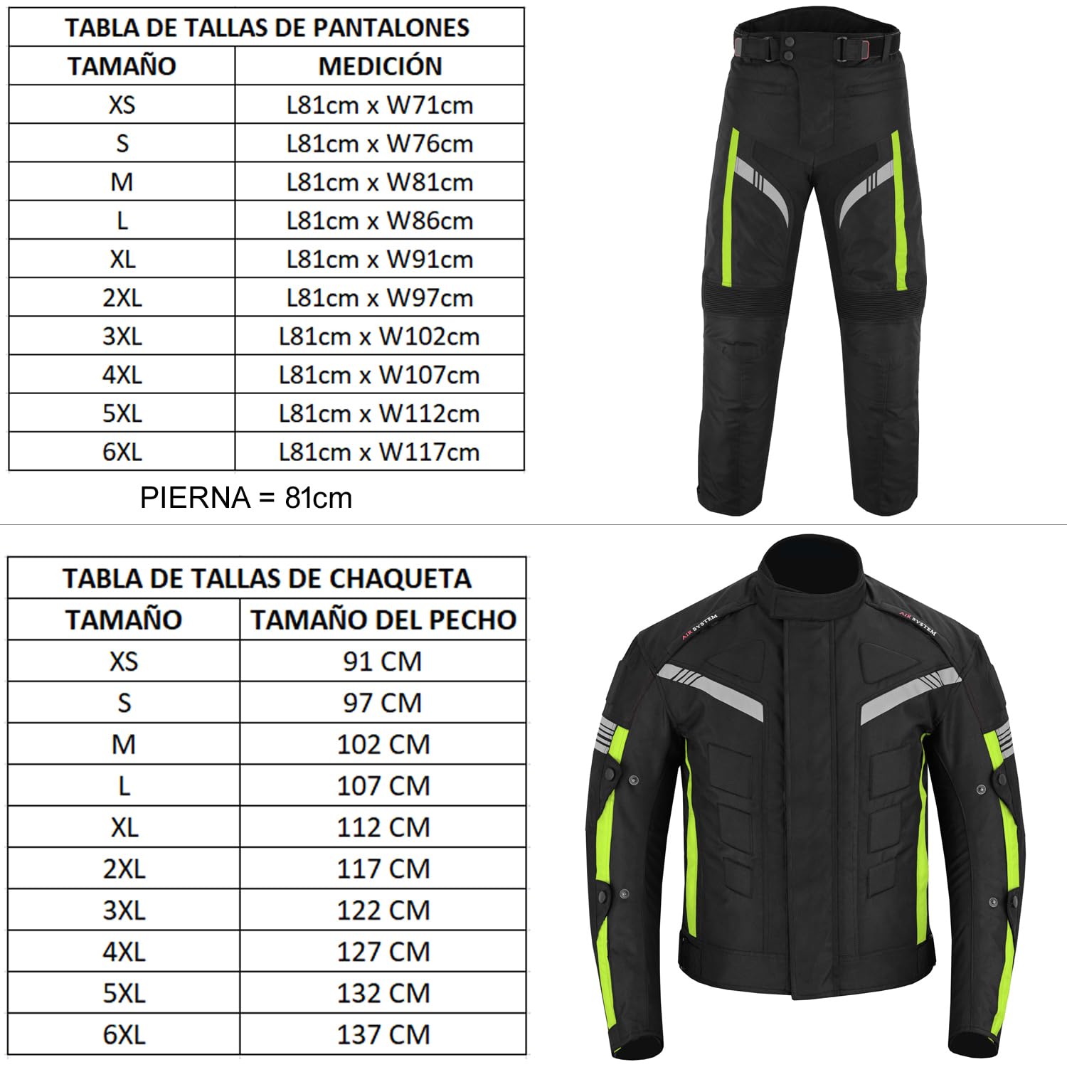Tuta da moto 2 pezzi, giacca e pantaloni da moto impermeabili, giacca da corsa riflettente da uomo, con protezione da moto CE Tank Rainwear (EN-17092)