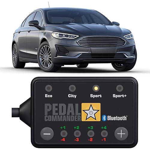 PEDAL COMMANDER for Ford Fusion 2011-2020 Throttle Response Controller - Fits 1st/2nd Gen, S, SE, SEL, Titanium, Sport, 1.5L, 1.6L, 2.0L, 2.3L, 2.5L, 2.7L, 3.0L, Ford Fusion Accessories
