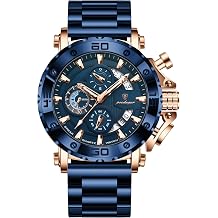 Poedagar Luxury Watches for Men Calendar Luminous Waterproof Business Man Watch Male Chronograph Stainless Steel Quartz Watches