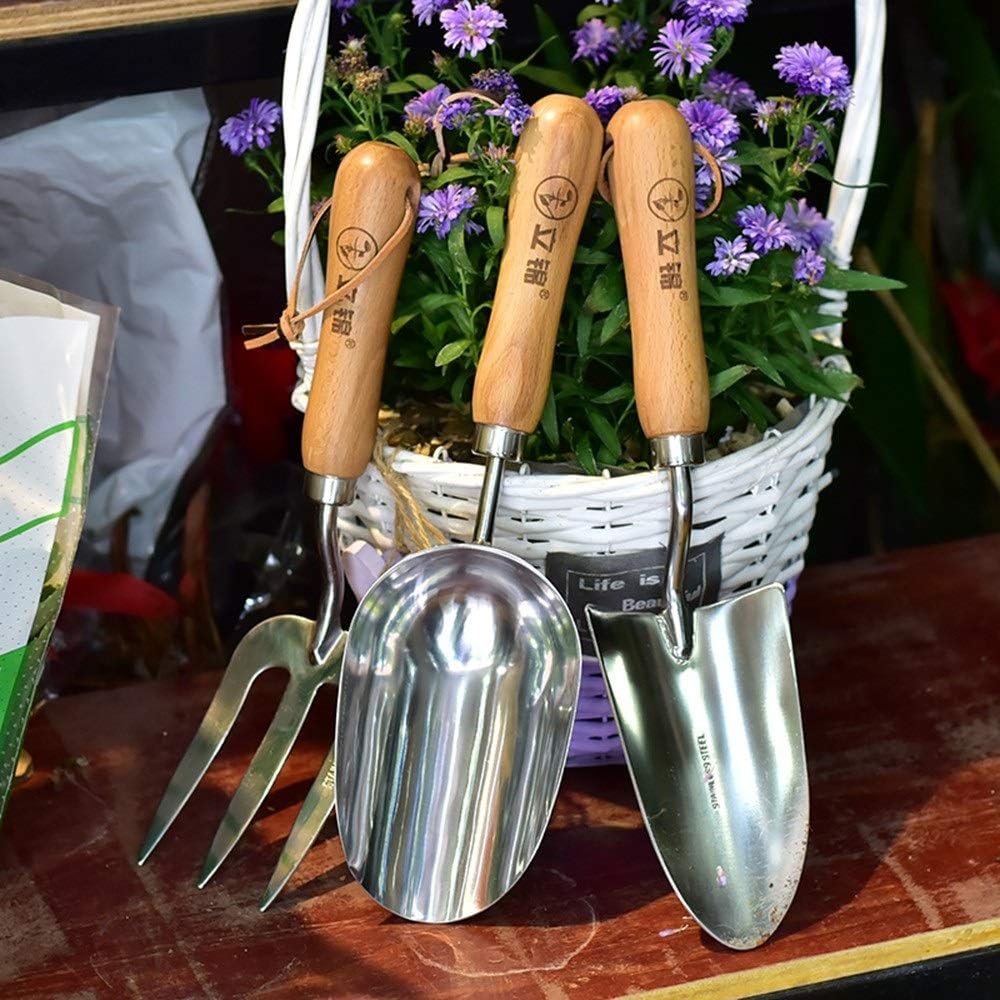 Home Gardening Flowers Gardening Tool Set Stainless Steel Small Shovel Excavators Combination Planting Flowers Gardening Shovel Gardening Tools Set image 2